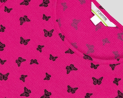 Foto 3 | Playera Manga Corta 18 Forever para Mujer 2 Piezas
