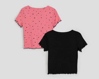 Foto 2 | Playera Manga Corta 18 Forever para Mujer 2 Piezas