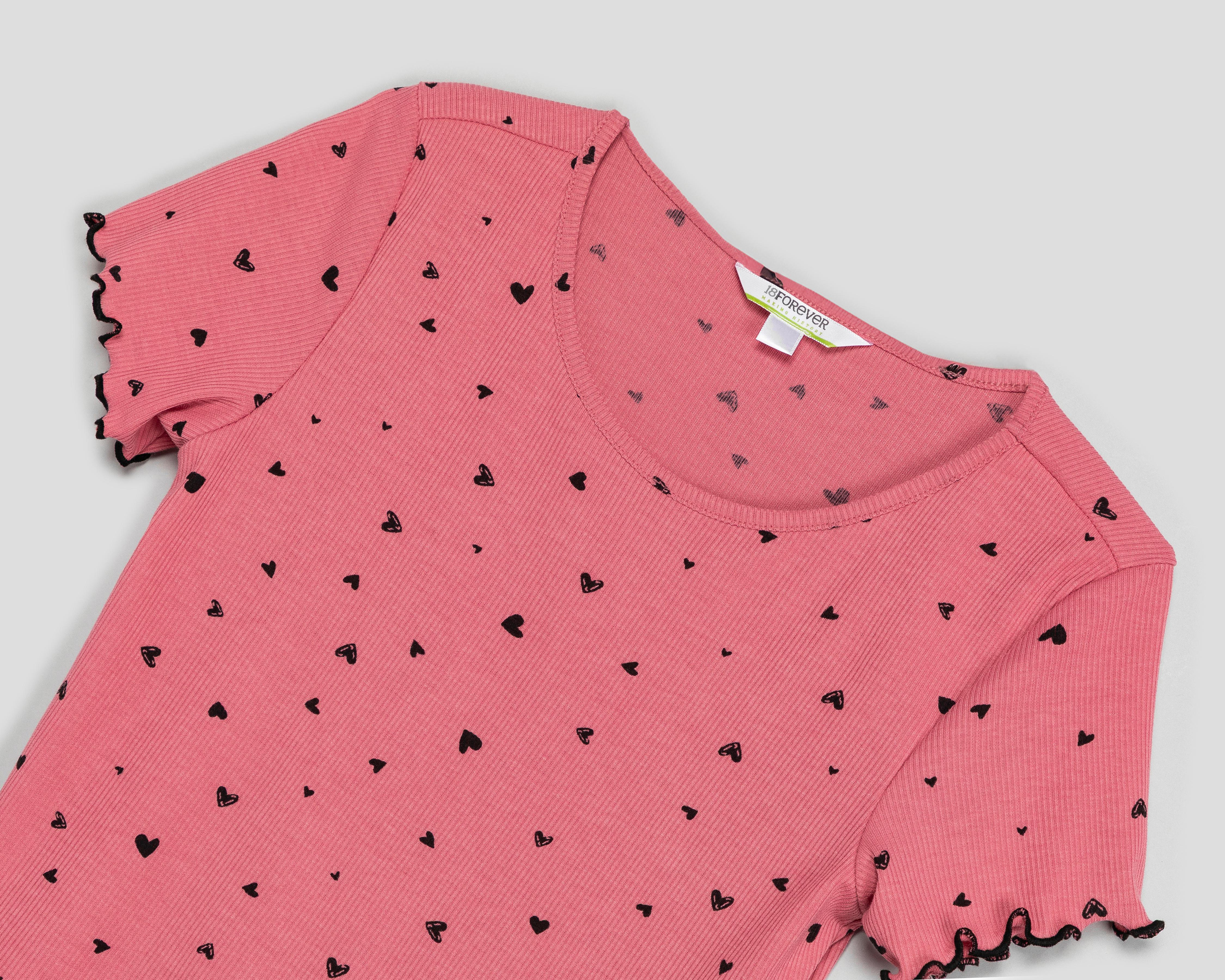 Foto 4 pulgar | Playera Manga Corta 18 Forever para Mujer 2 Piezas