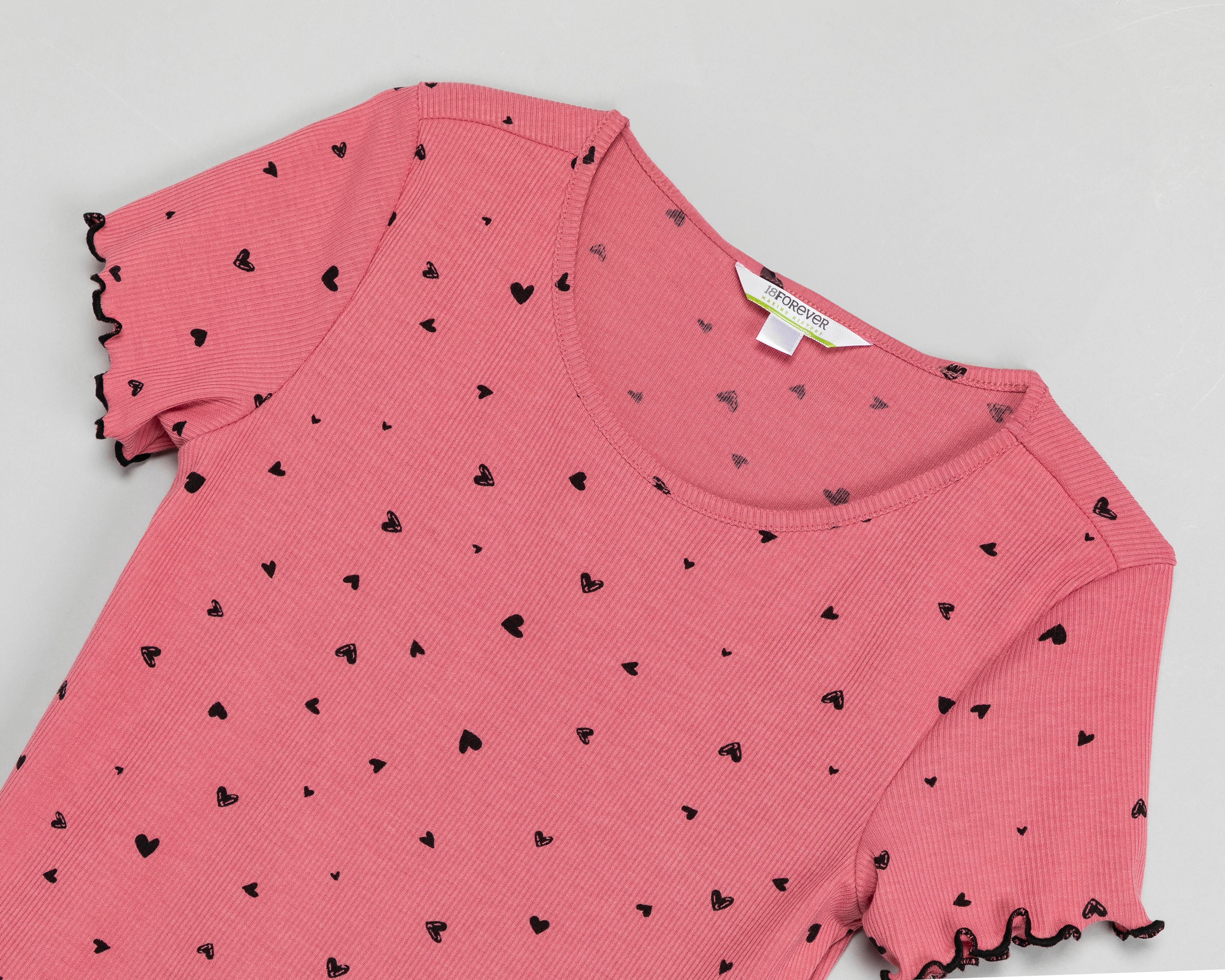 Foto 5 | Playera Manga Corta 18 Forever para Mujer 2 Piezas