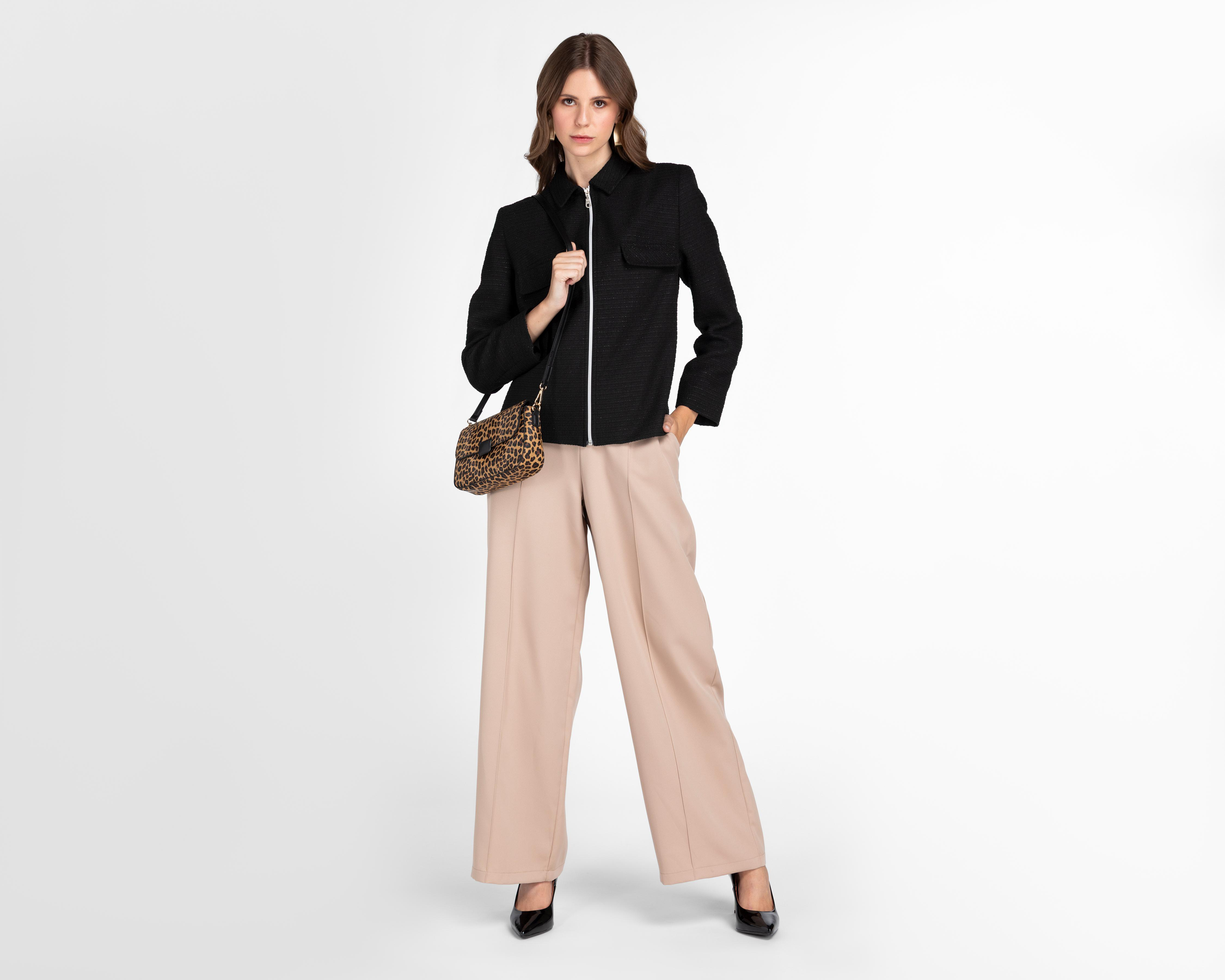 Foto 3 pulgar | Blazer Negro Andiamo para Mujer