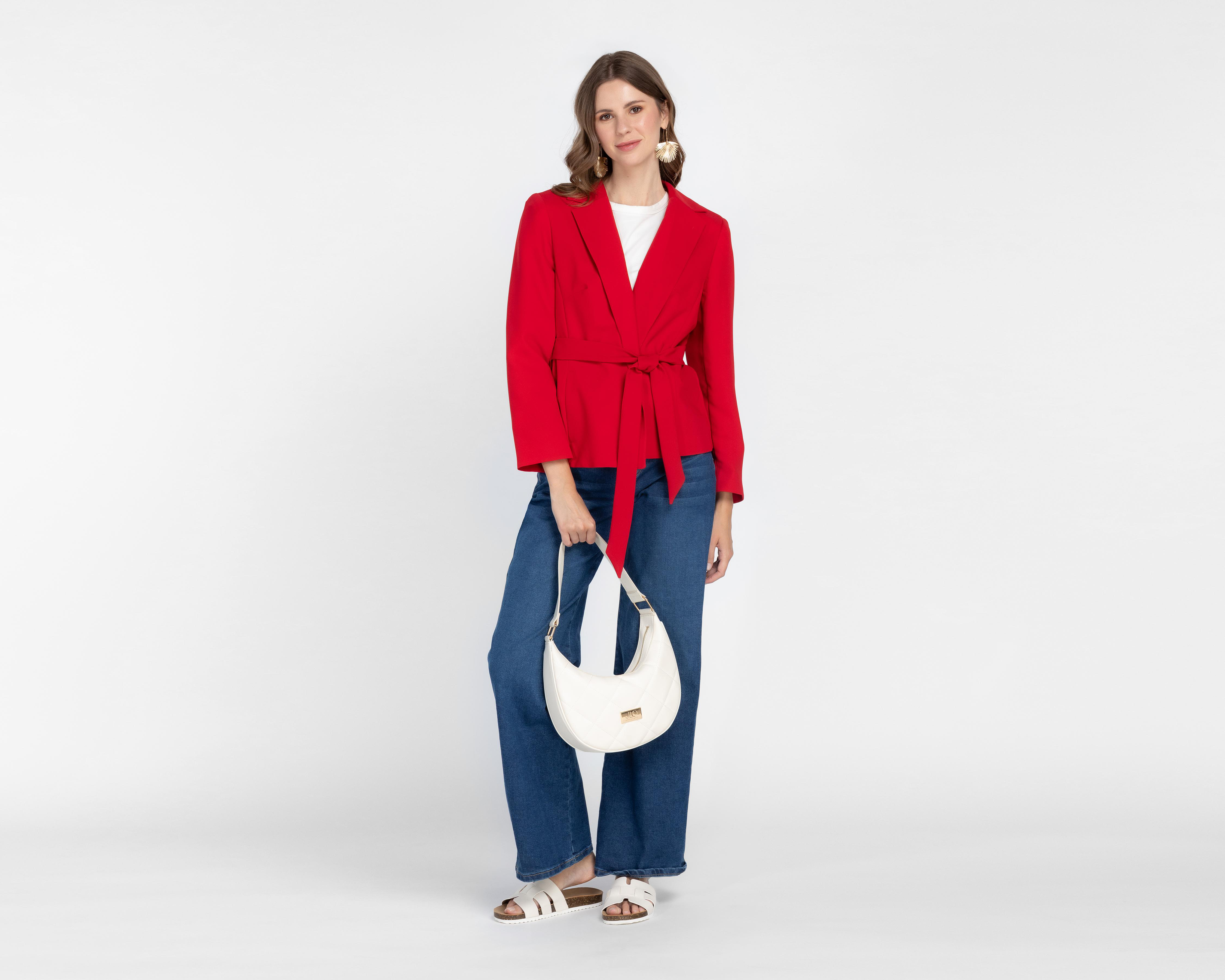 Foto 3 pulgar | Blazer Rojo Andiamo para Mujer