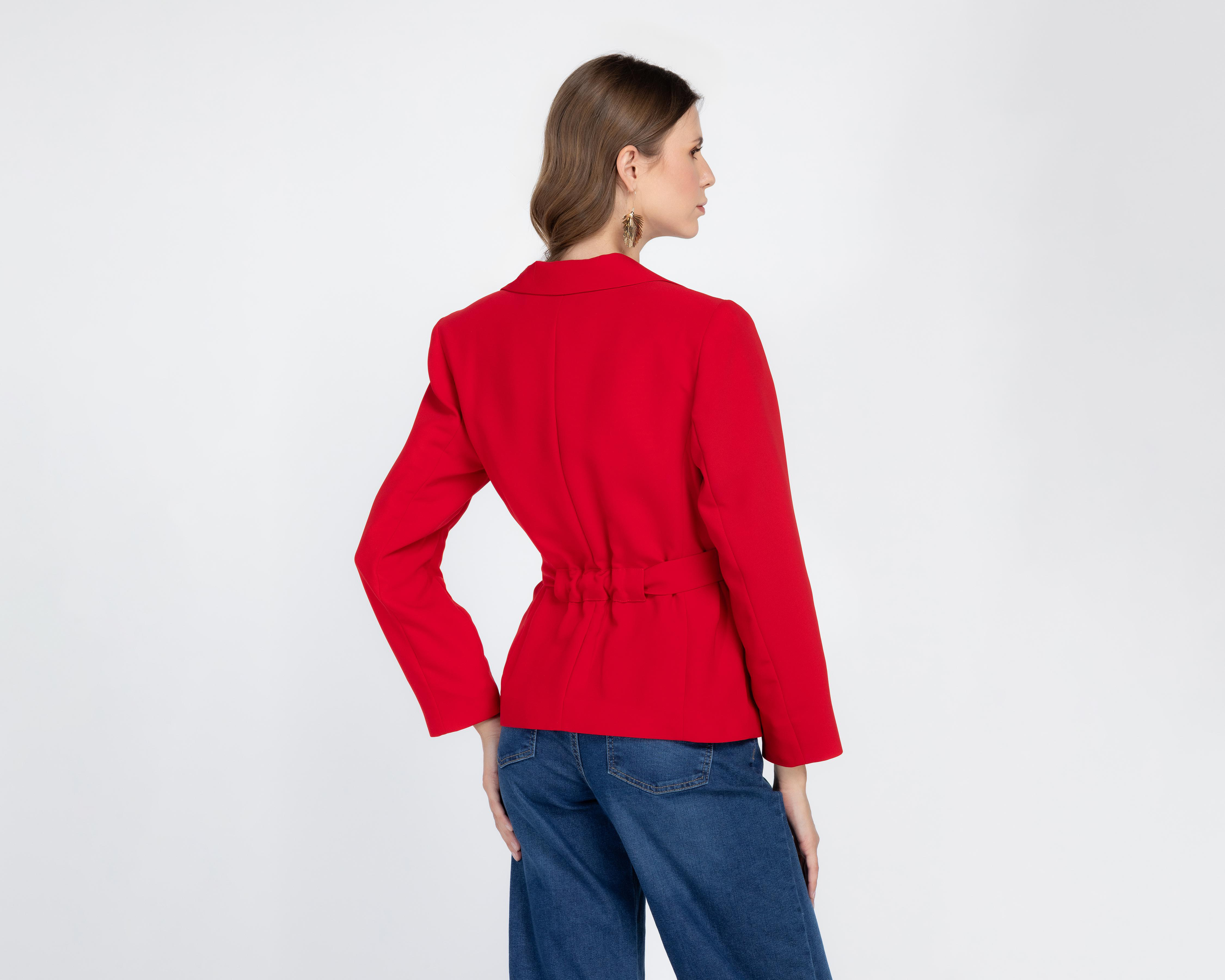 Foto 4 pulgar | Blazer Rojo Andiamo para Mujer