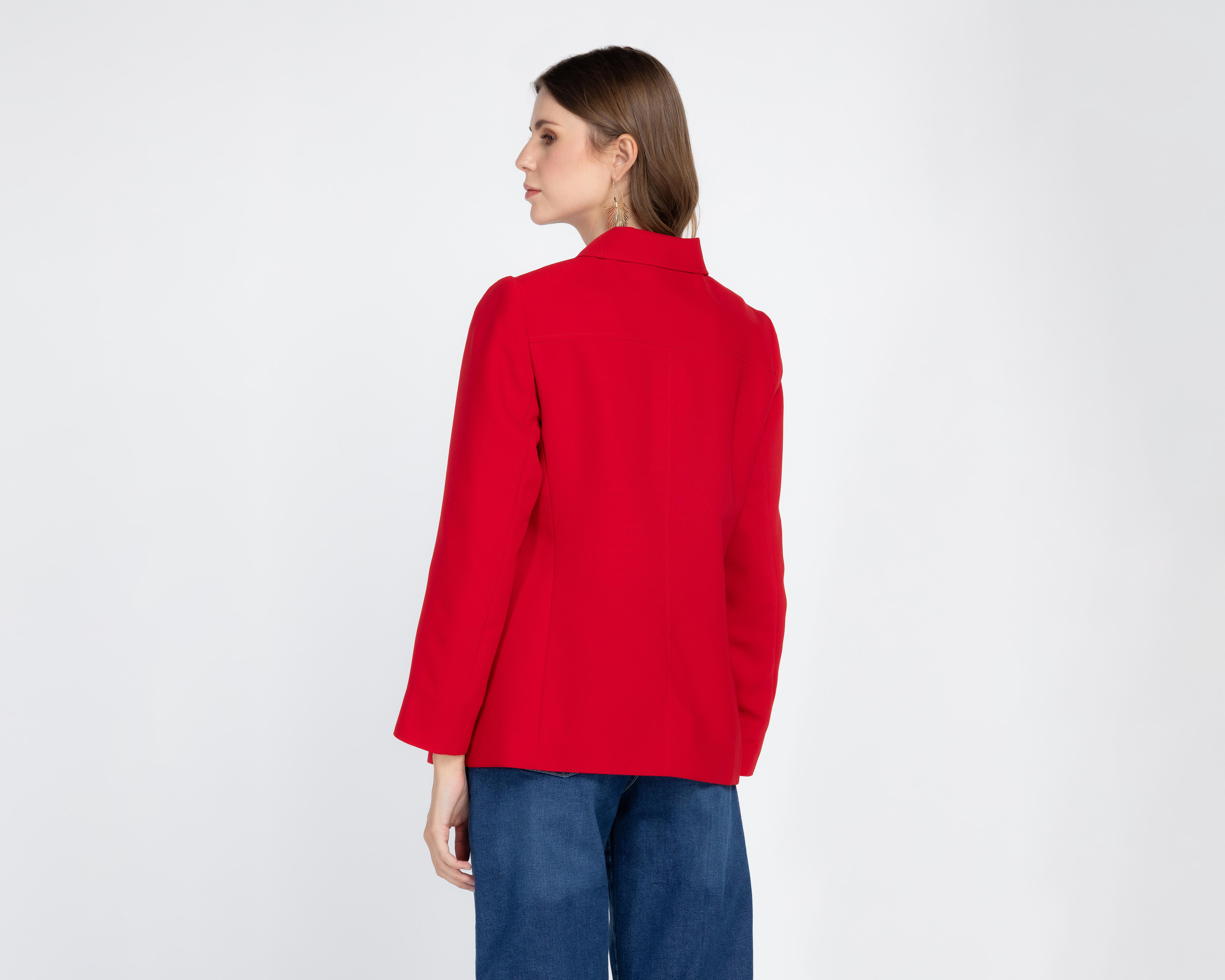 Foto 4 pulgar | Blazer Rojo Andiamo para Mujer