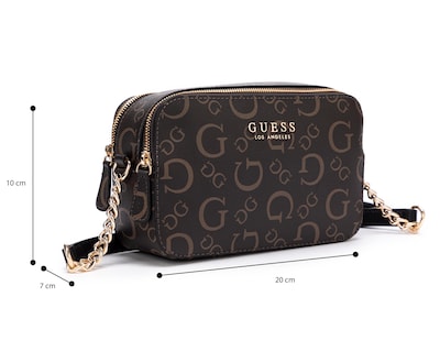 Foto 5 | Bolsa Cruzada Guess Saffron