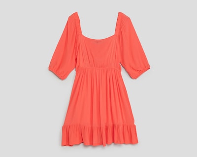 Foto 2 | Vestido Casual Refill Salmón Manga 3/4 Corto para Mujer
