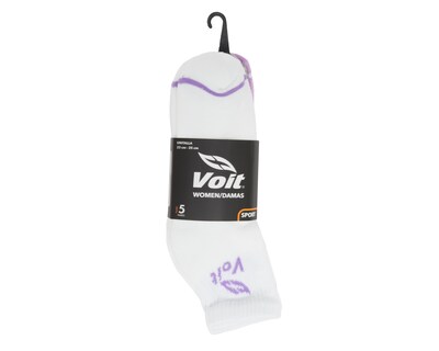Foto 3 | Calcetas Deportivas Voit para Mujer 5 Pares