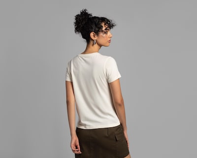 Foto 3 | Playera Thinner Manga Corta Cuello Redondo