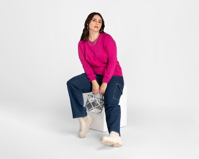 Foto 5 | Sudadera Refill de Algodón Rosa