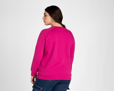 Foto 6 | Sudadera Refill de Algodón Rosa