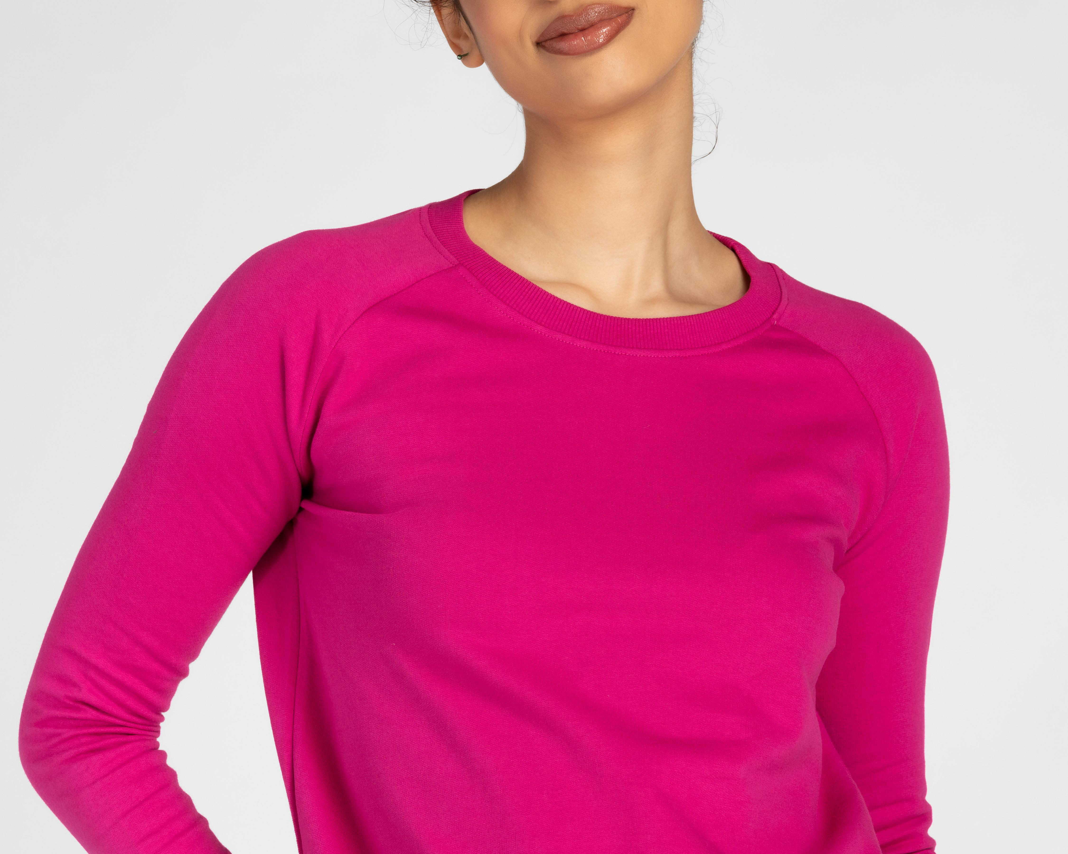 Foto 7 | Sudadera Refill de Algodón Rosa