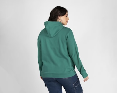 Foto 6 | Sudadera Refill Verde con Capucha