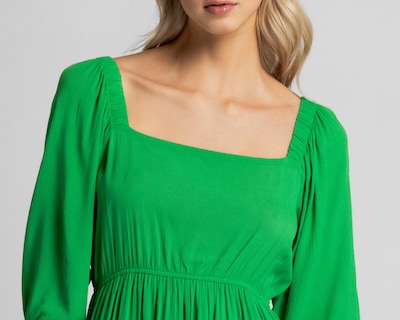 Foto 4 | Vestido Casual Refill Verde Manga 3/4 Refill