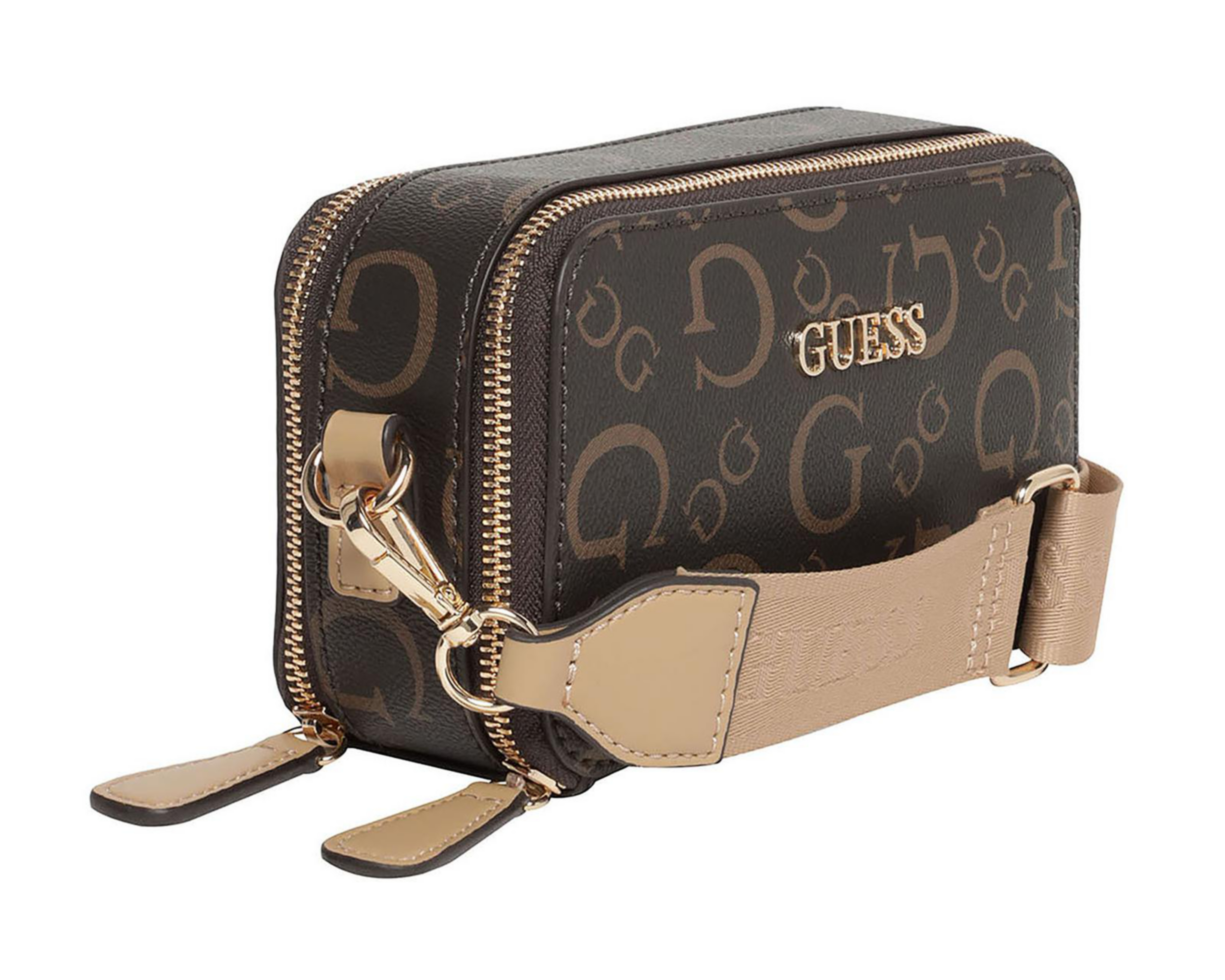 Foto 3 pulgar | Bolsa Cruzada Guess Barnard