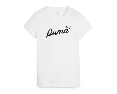 Foto 1 | Playera de Entrenamiento Puma Essentials Script TEE para Mujer