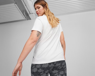 Foto 4 | Playera de Entrenamiento Puma Essentials Script TEE para Mujer