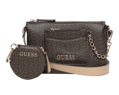 Foto 1 | Bolsa Cruzada Guess Bogue con Monedero