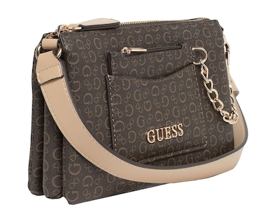 Foto 3 | Bolsa Cruzada Guess Bogue con Monedero