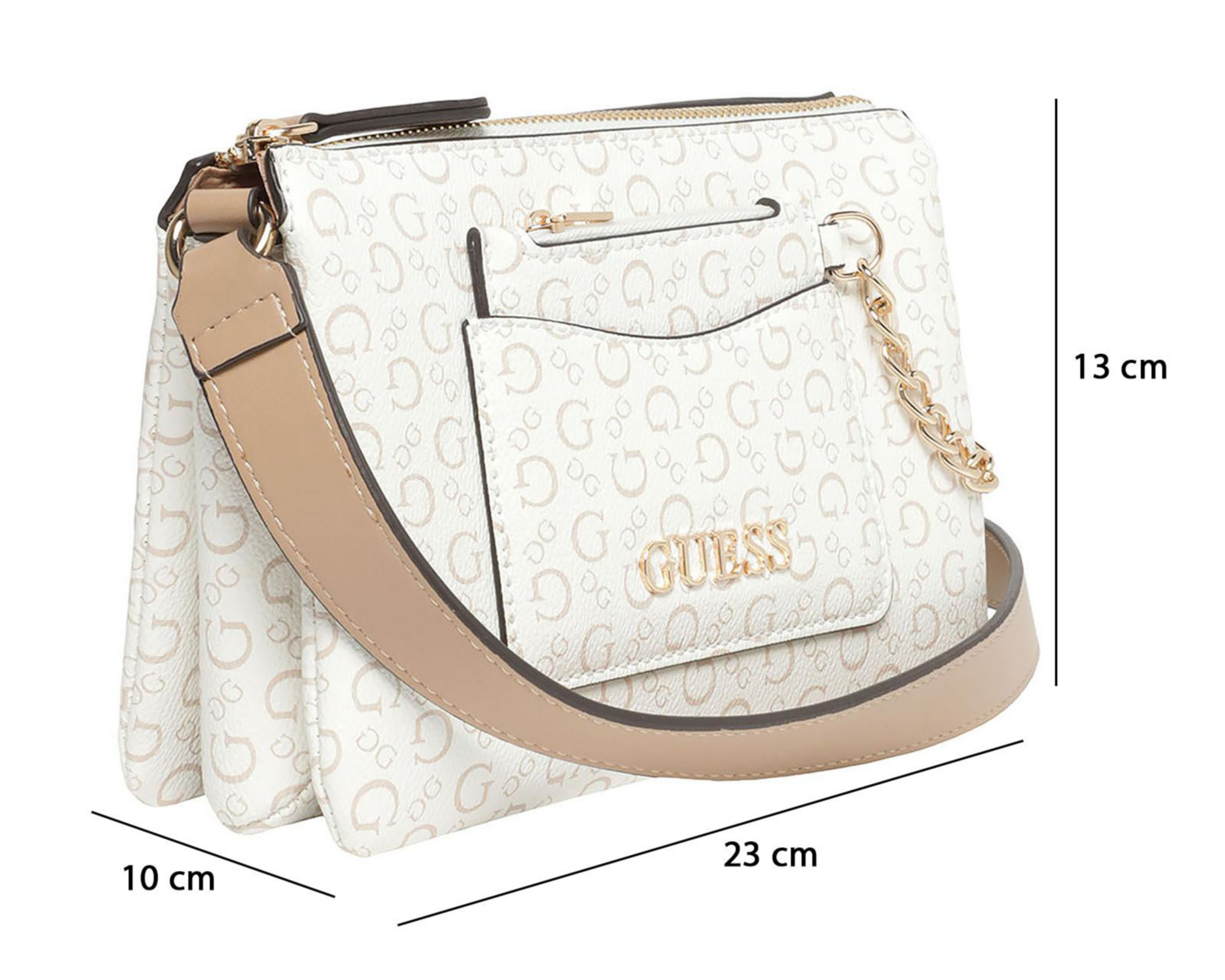 Foto 7 pulgar | Bolsa Cruzada Guess Bogue con Monedero