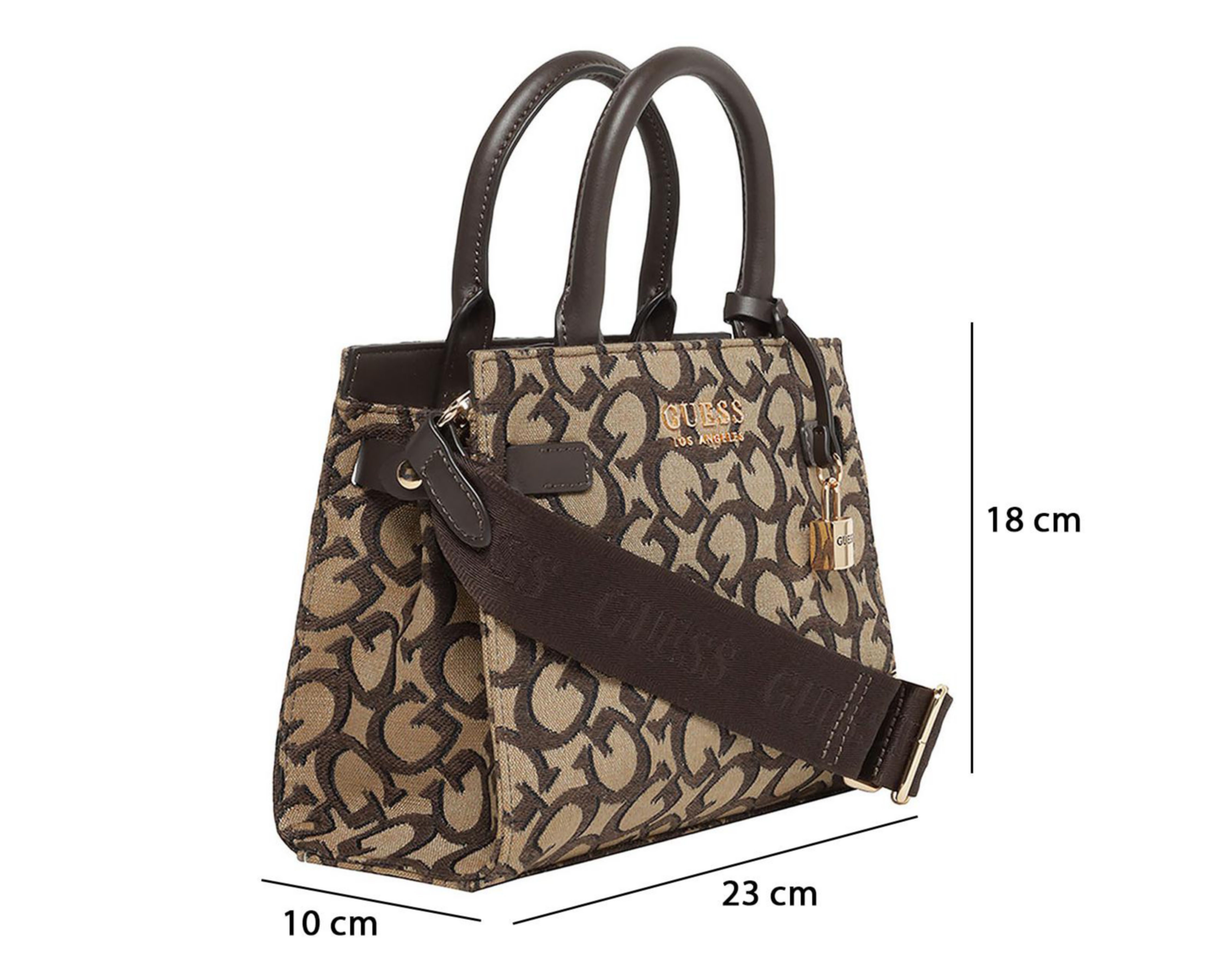 Foto 6 pulgar | Bolsa de Mano Guess Baymont