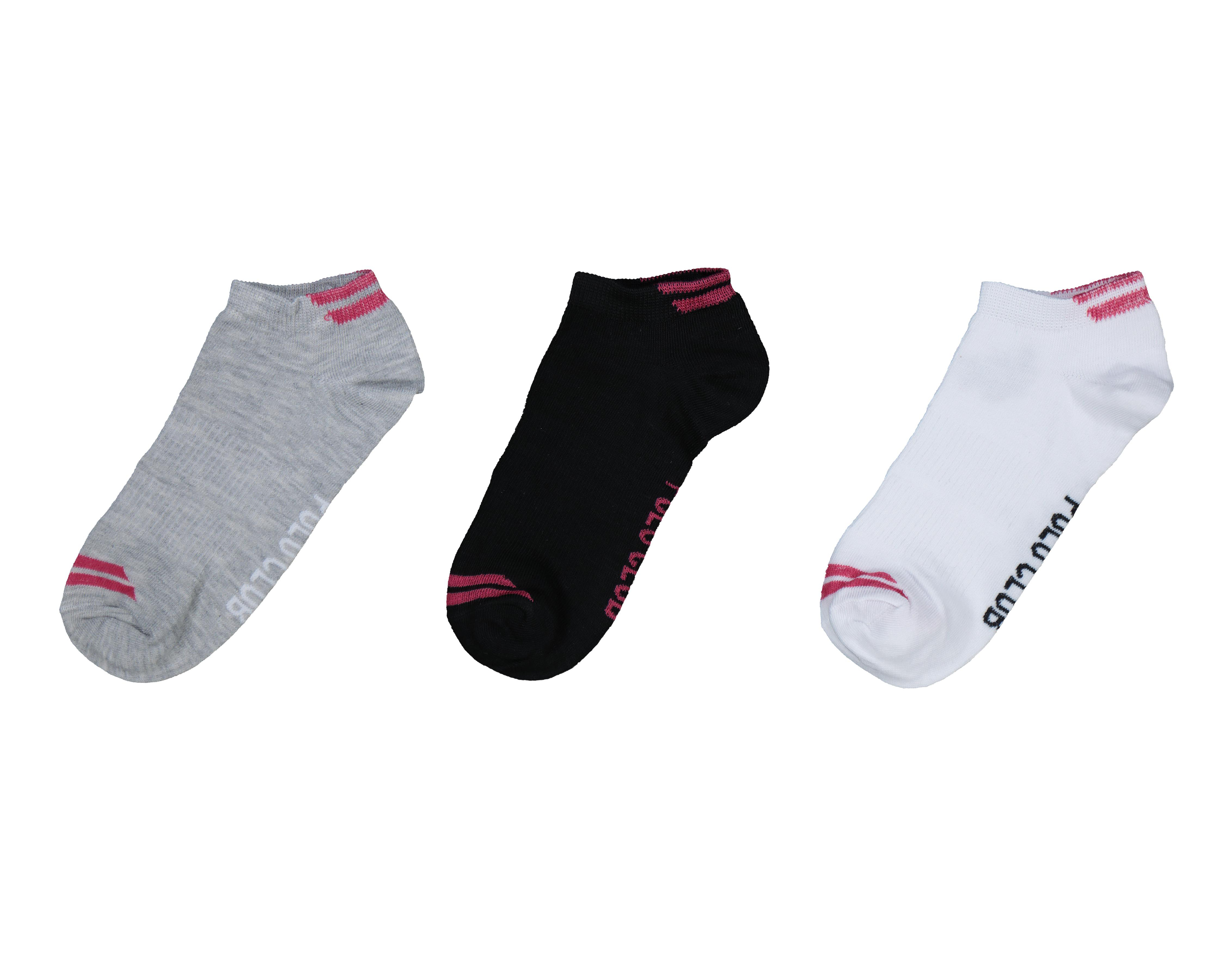 Foto 2 pulgar | Calcetas Deportivas Tines York Team Polo Club para Mujer 3 Pares