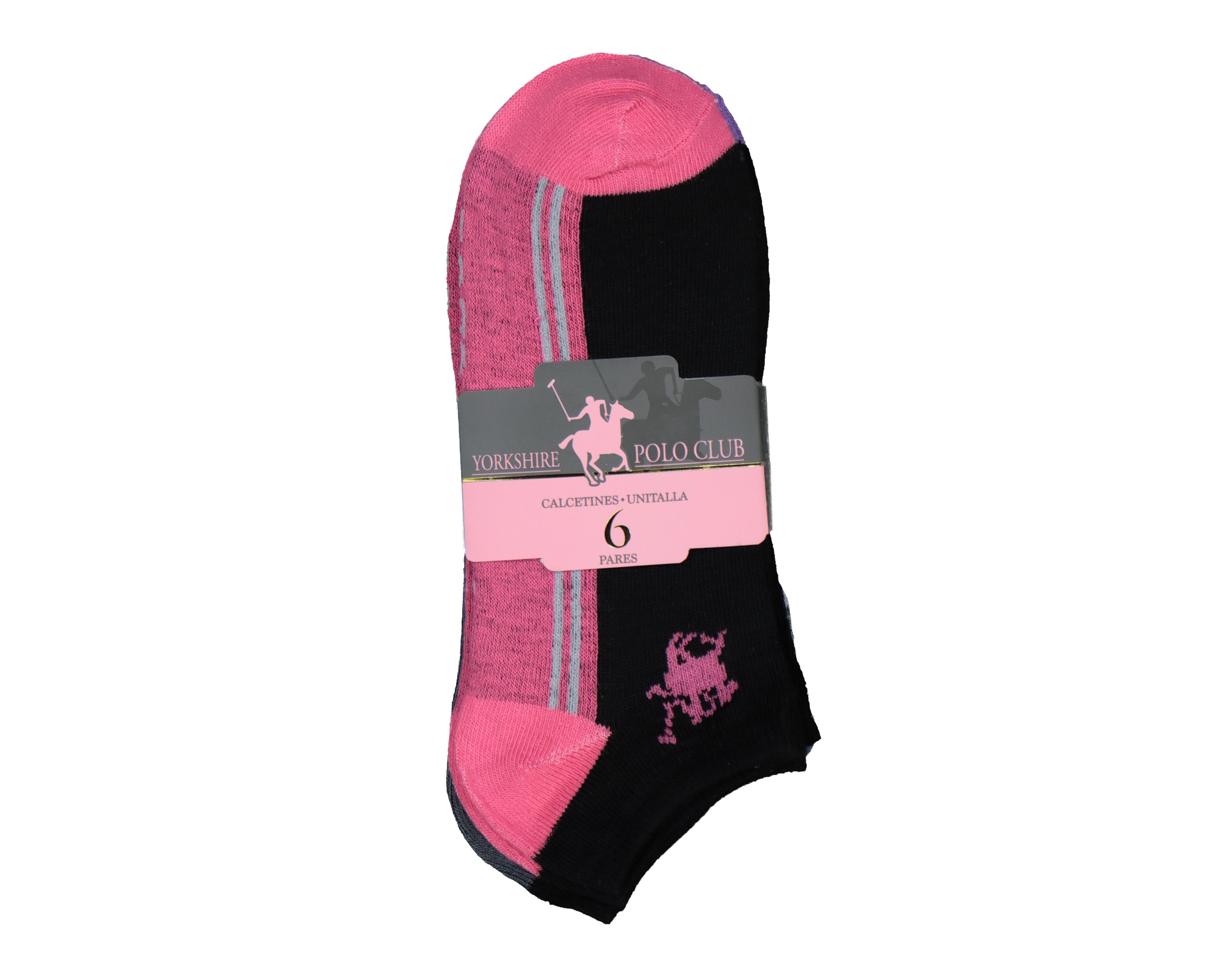 Foto 3 | Calcetas Deportivas Tines York Team Polo Club para Mujer 6 Pares