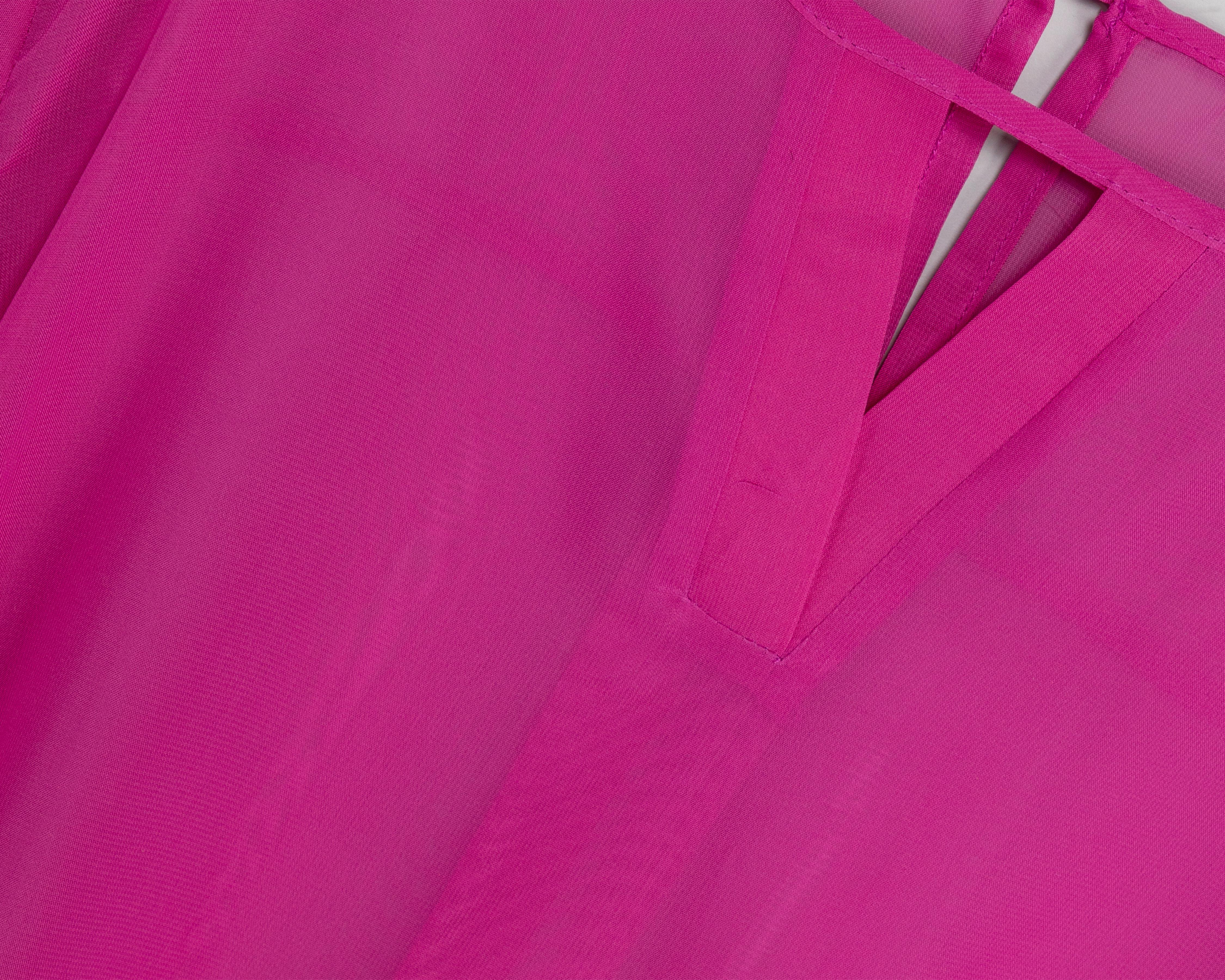 Foto 6 pulgar | Blusa Lady Sun Rosa Manga 3/4