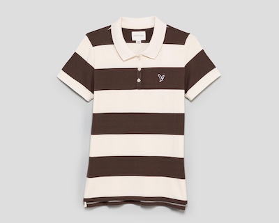 Foto 1 | Playera Polo American Eagle Café para Mujer