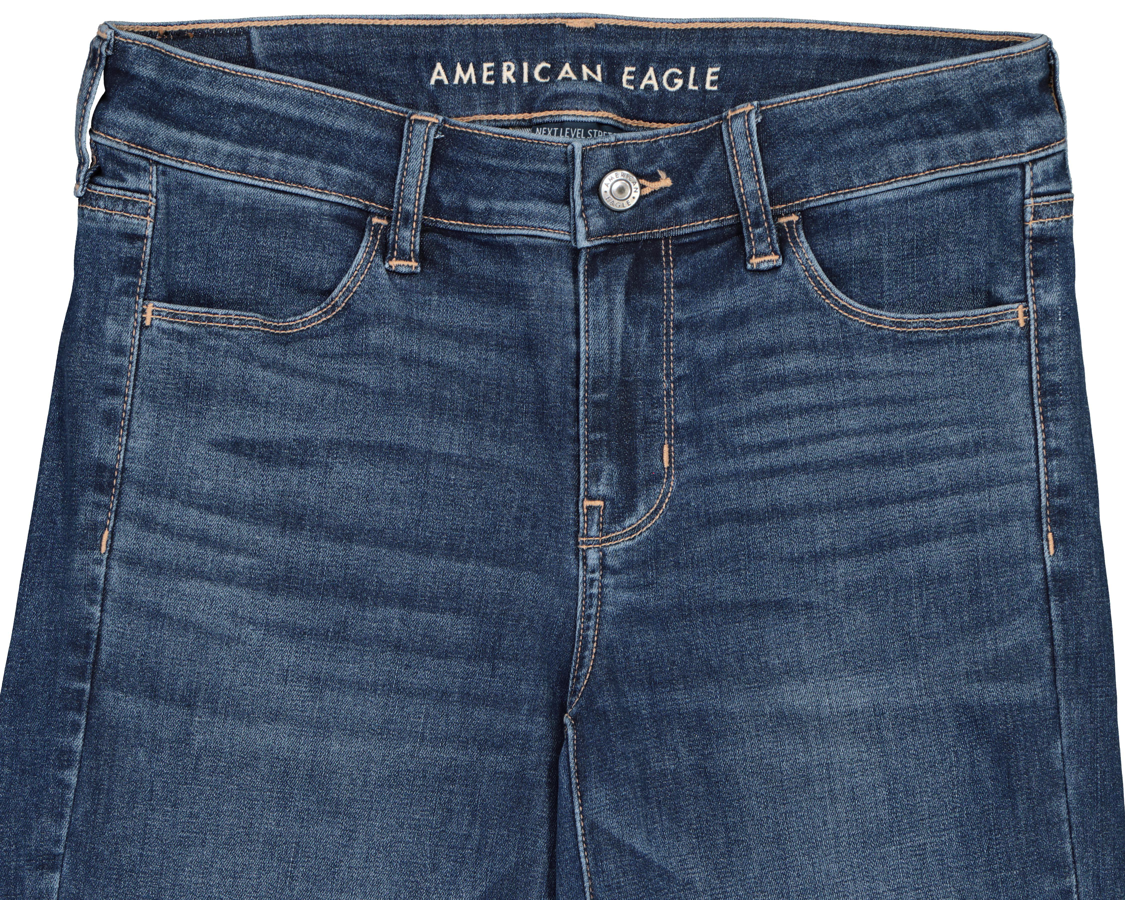 Foto 6 pulgar | Jeans American Eagle Skinny Deslavados