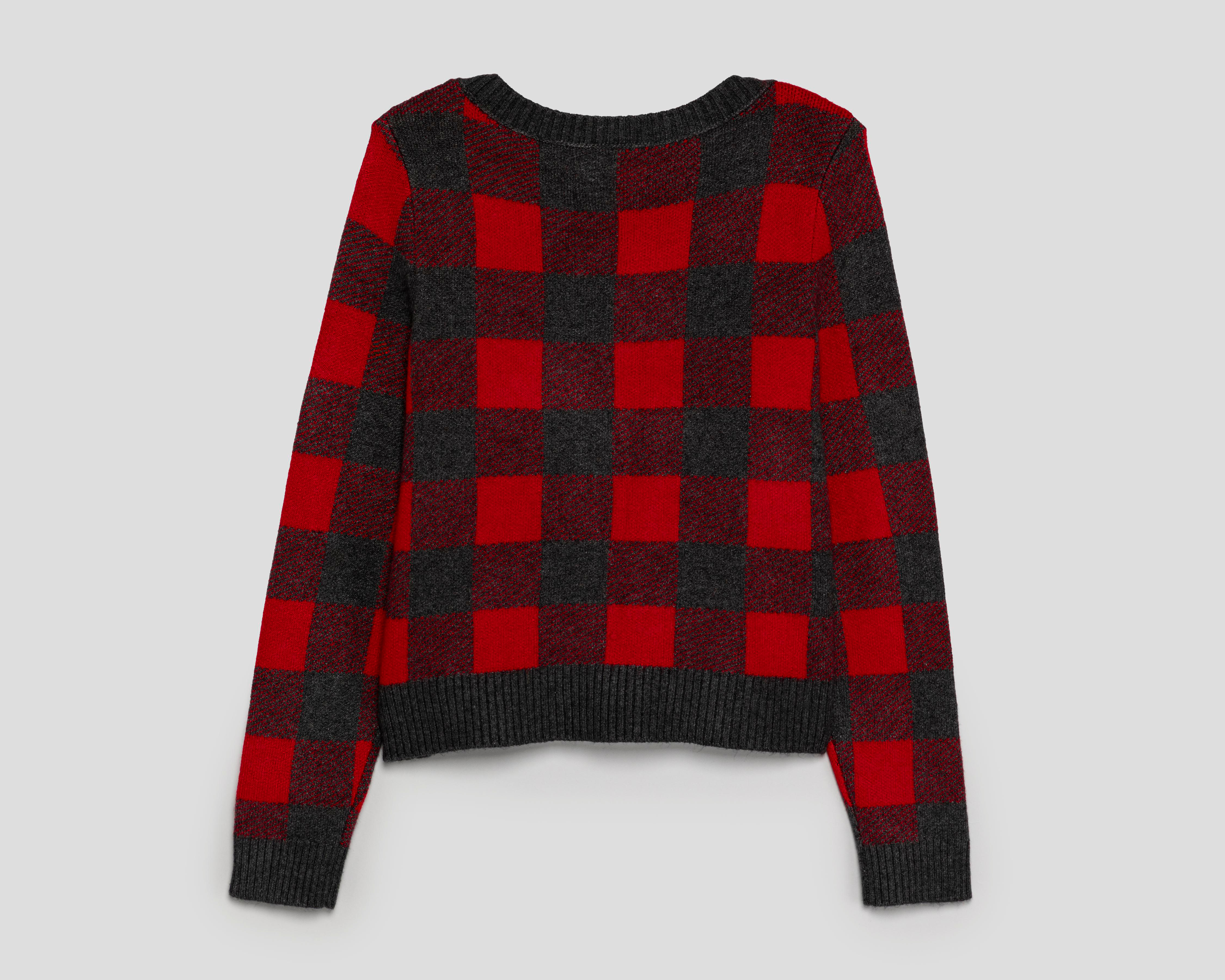 Foto 2 | Suéter a Cuadros American Eagle para Mujer