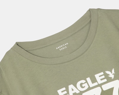 Foto 3 | Playera American Eagle Manga Corta con Estampado