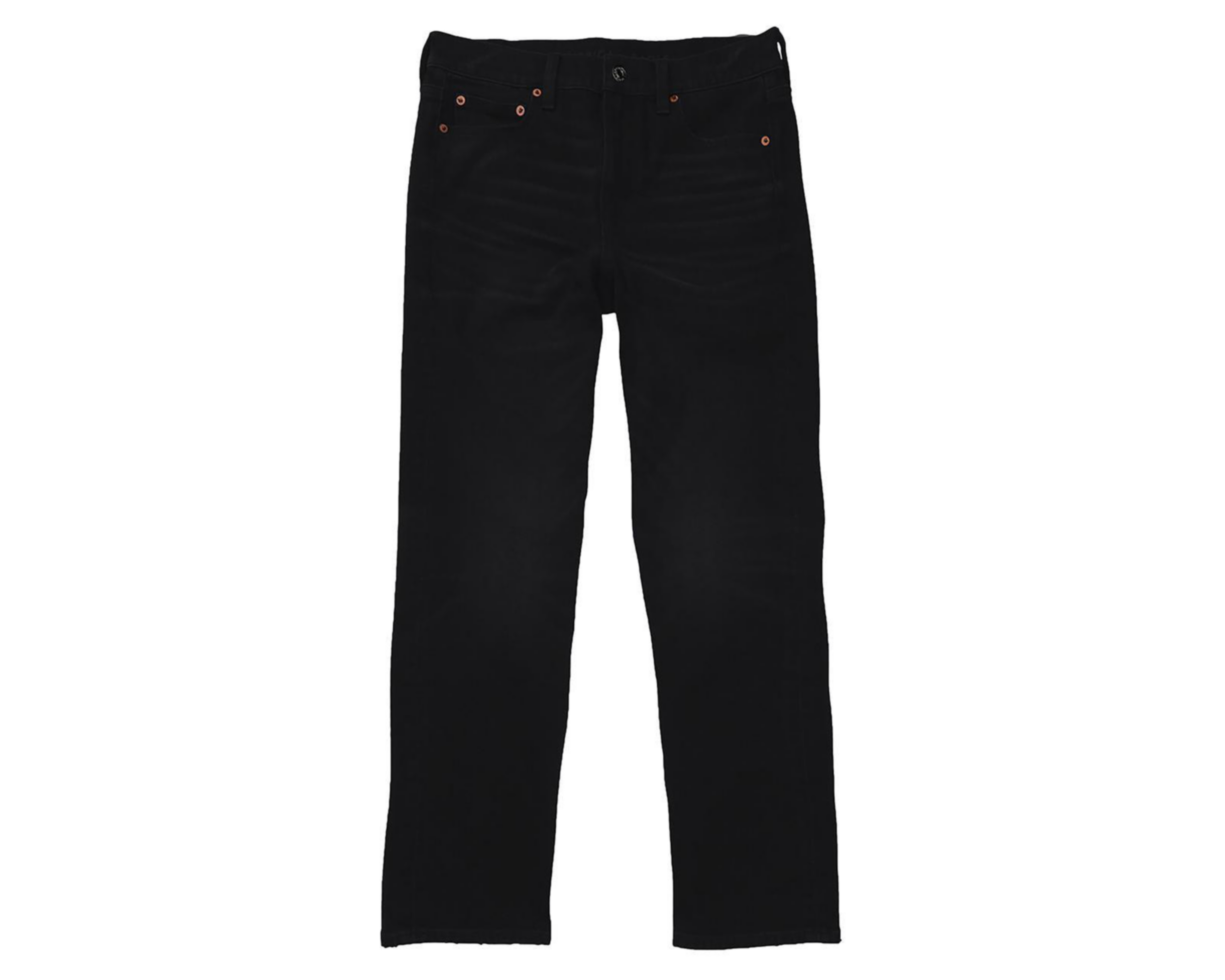 Foto 4 pulgar | Jeans American Eagle High-Waisted Straight Fit Negros