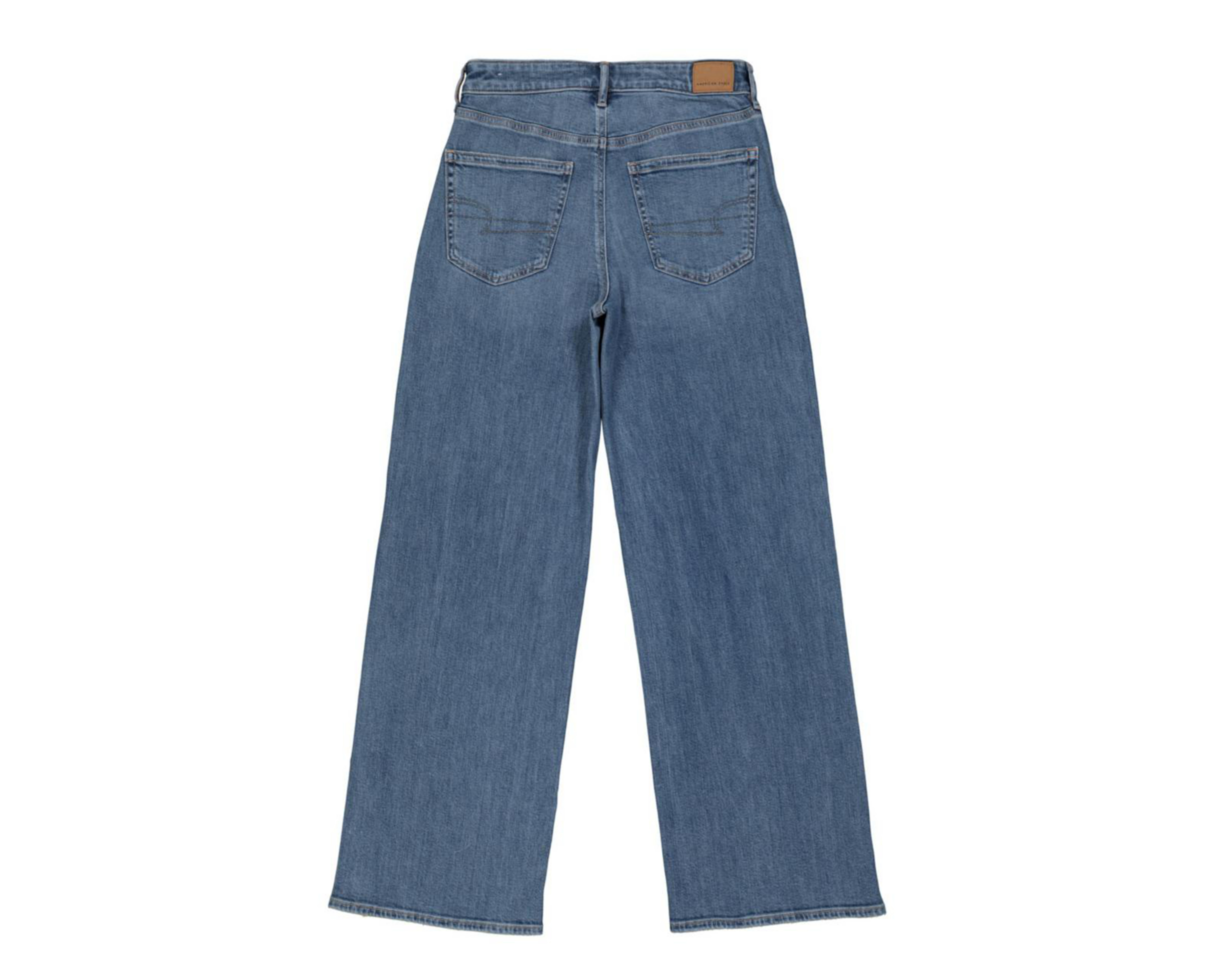 Foto 2 | Jeans American Eagle Super High-Waisted Baggy Wide-Leg con Destruccioness