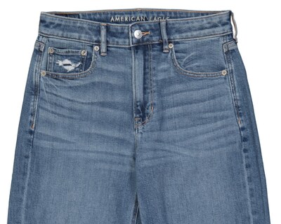Foto 3 | Jeans American Eagle Super High-Waisted Baggy Wide-Leg con Destruccioness