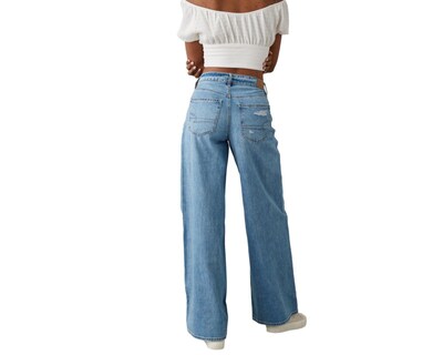 Foto 2 | Jeans American Eagle Super Hi-Rise Ultra Wide Leg