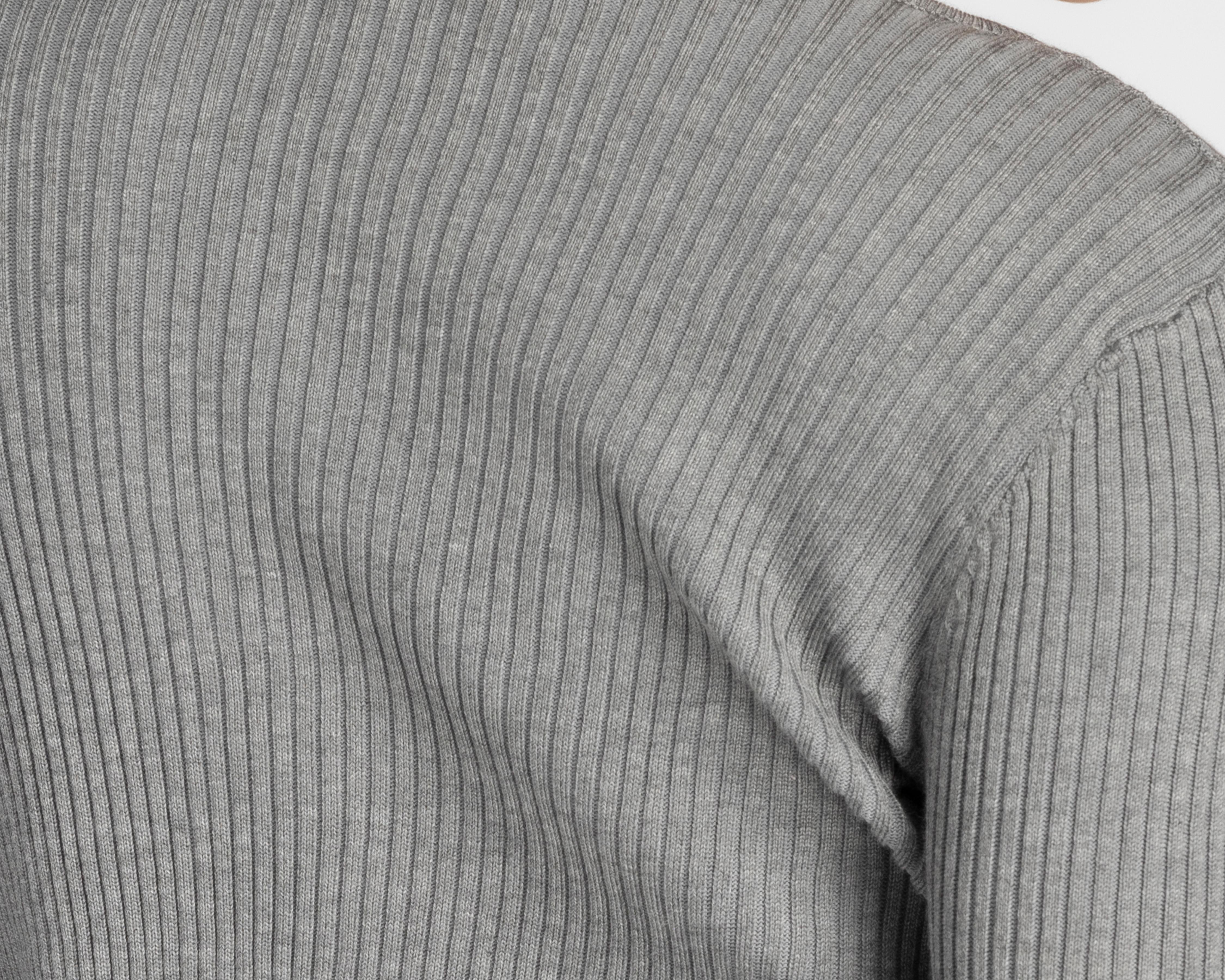 Foto 5 | Suéter Refill Gris con Listón