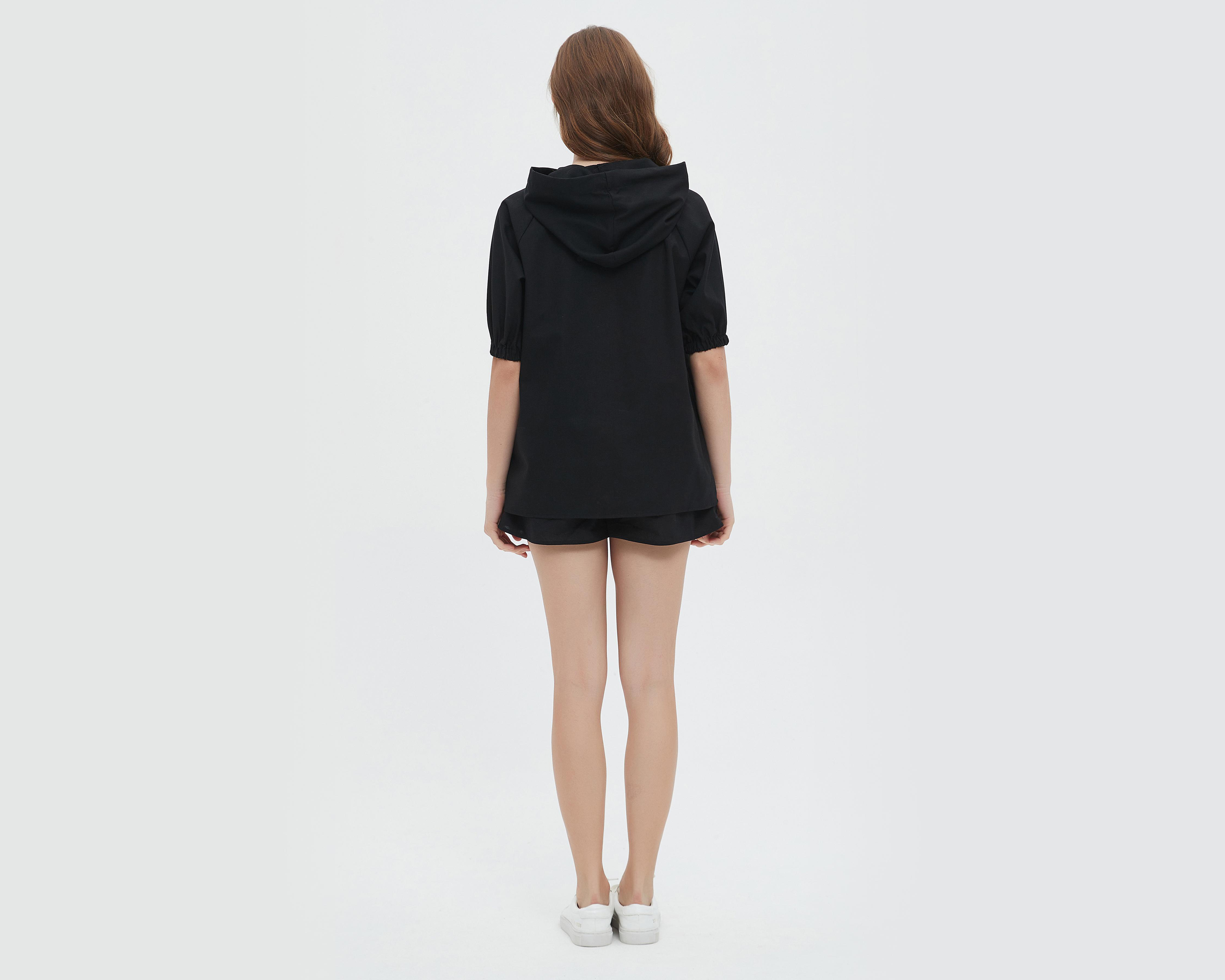 Foto 4 pulgar | Short y Blusa Sahara Casual con Gorro