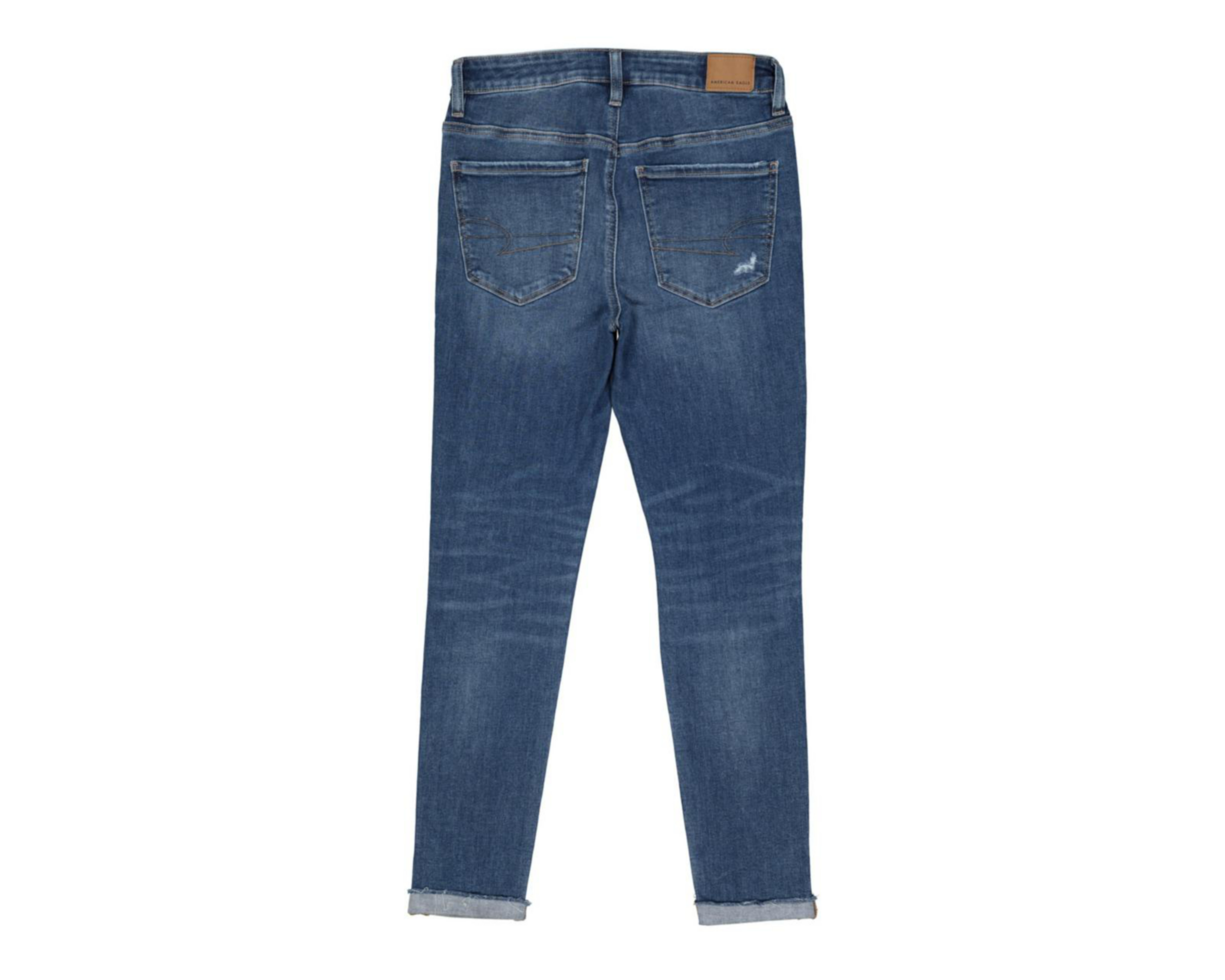 Foto 2 | Jegging American Eagle Ne(x)t Level High-Waisted Crop con Destrucciones