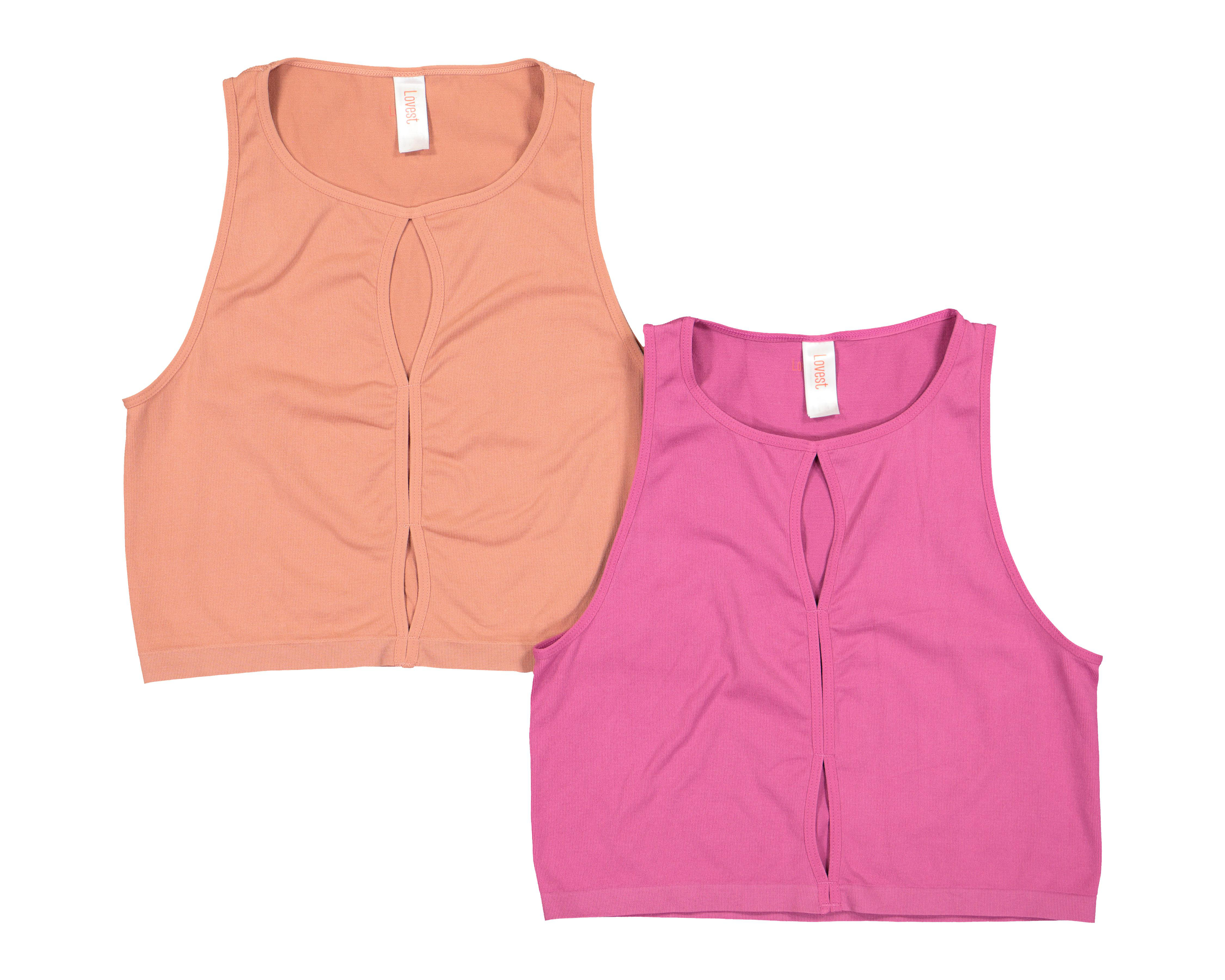 Foto 2 pulgar | Top Interior Lovest con Abertura para Mujer 2 Pack