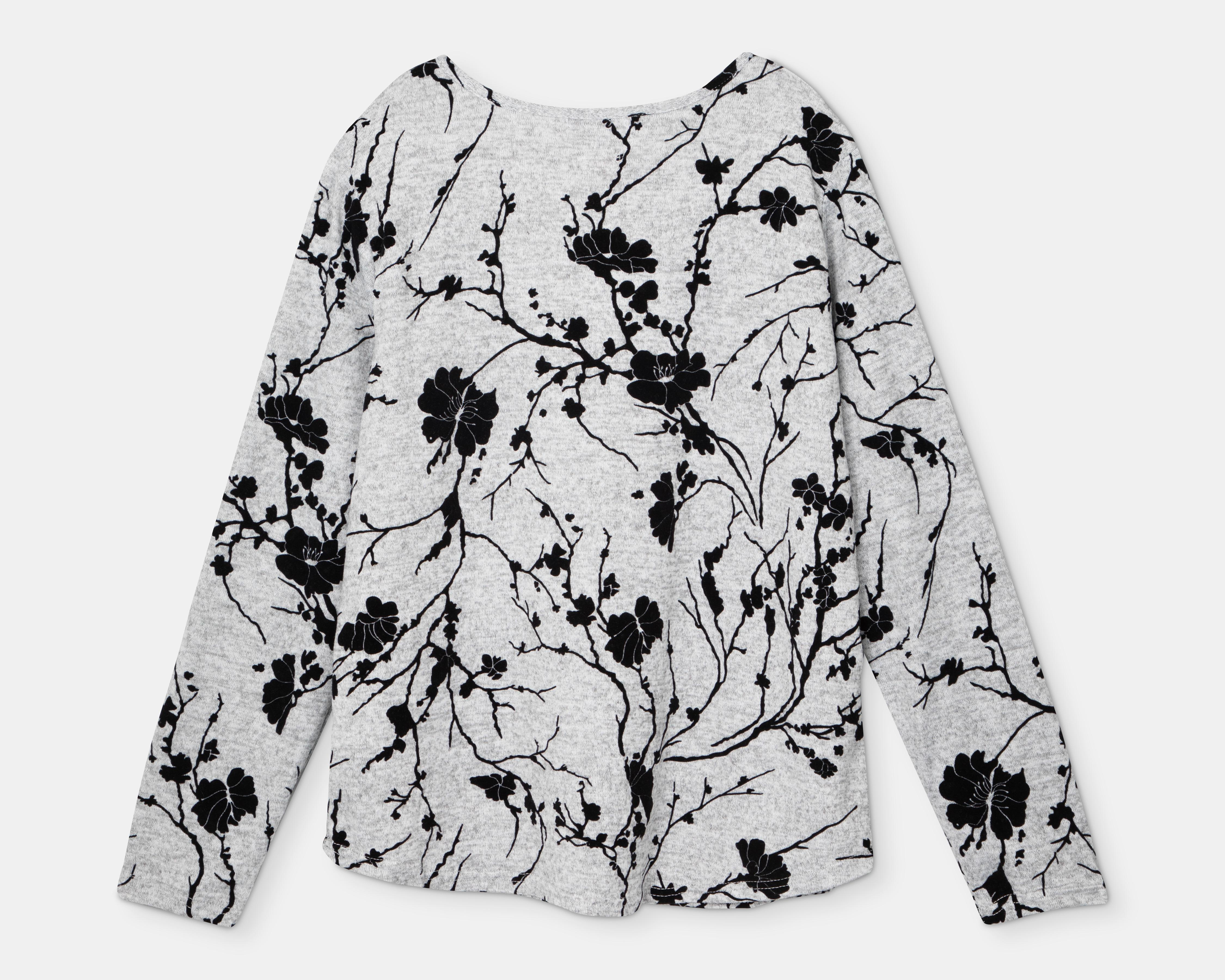 Foto 3 pulgar | Blusa Lady Sun Manga Larga con Estampado