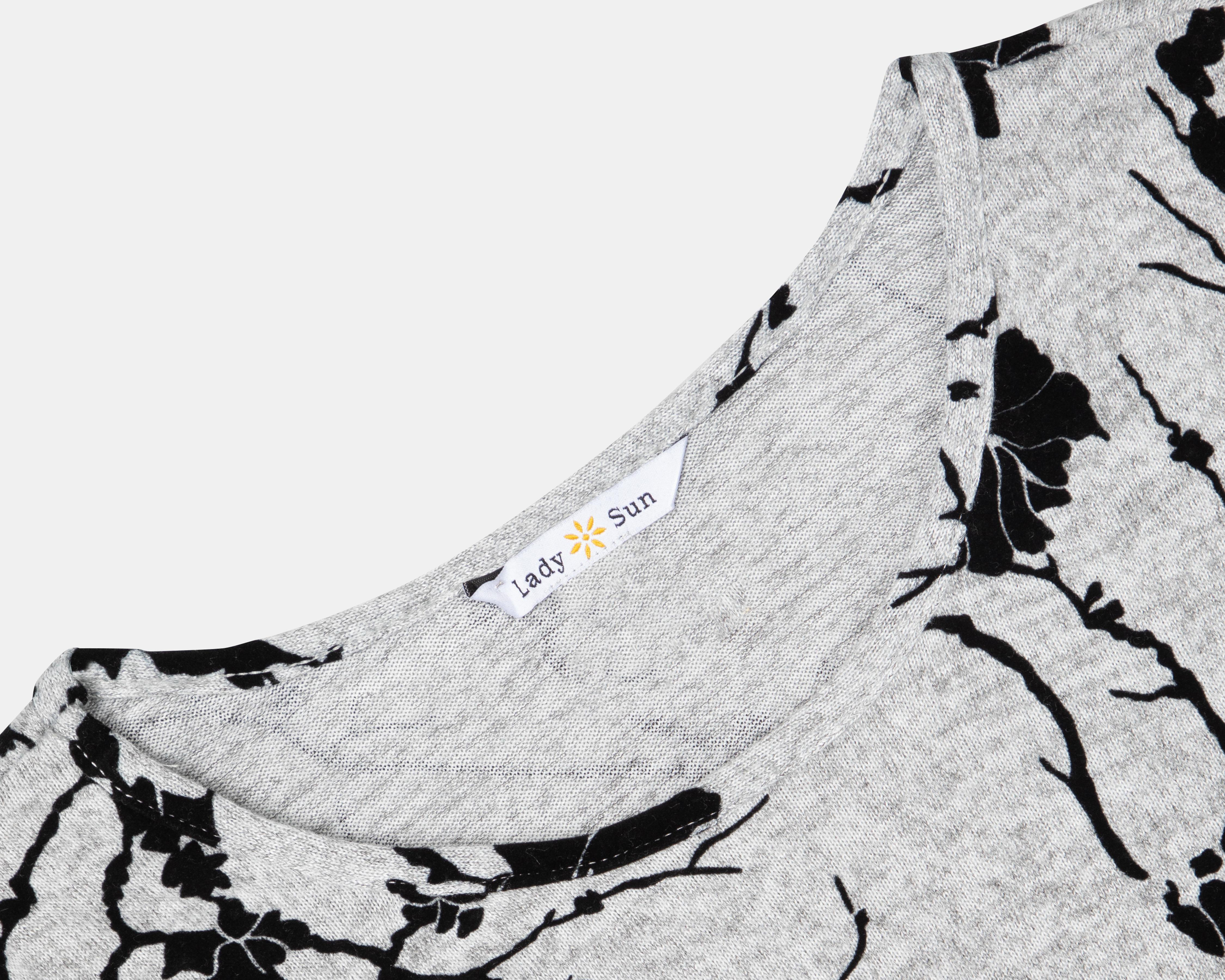 Foto 4 pulgar | Blusa Lady Sun Manga Larga con Estampado