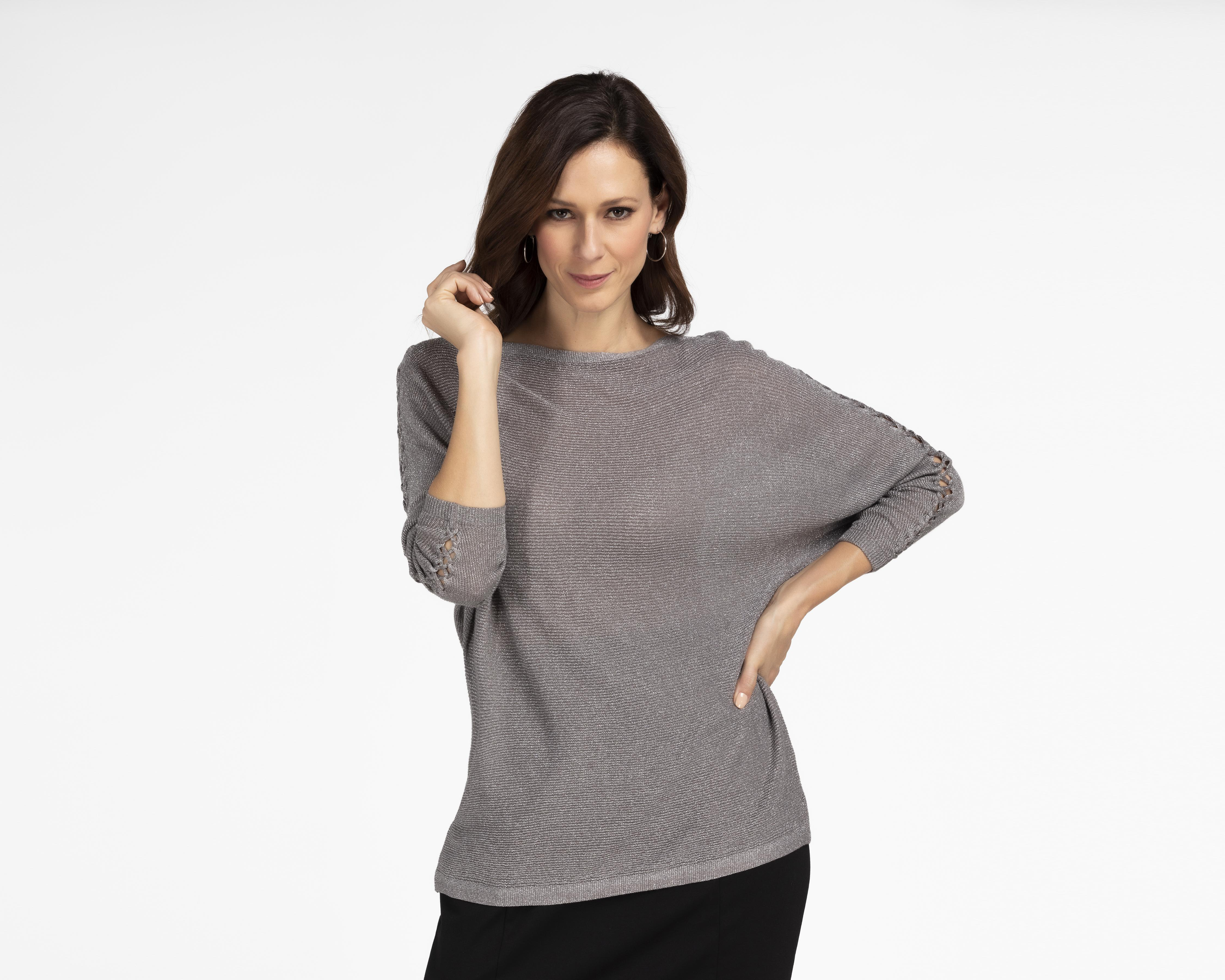 Foto 2 pulgar | Blusa Sahara Manga Larga con Trenzado
