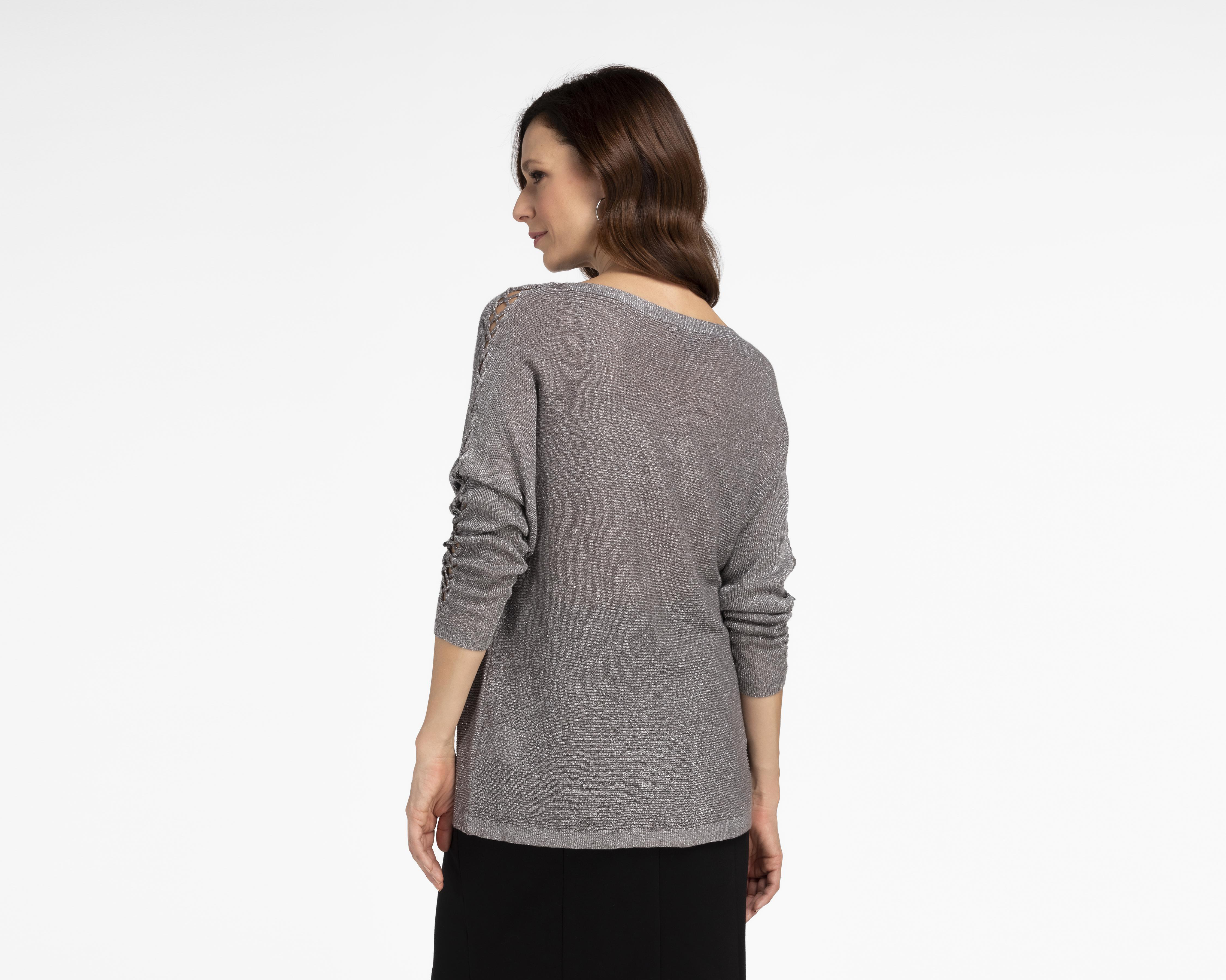 Foto 4 pulgar | Blusa Sahara Manga Larga con Trenzado