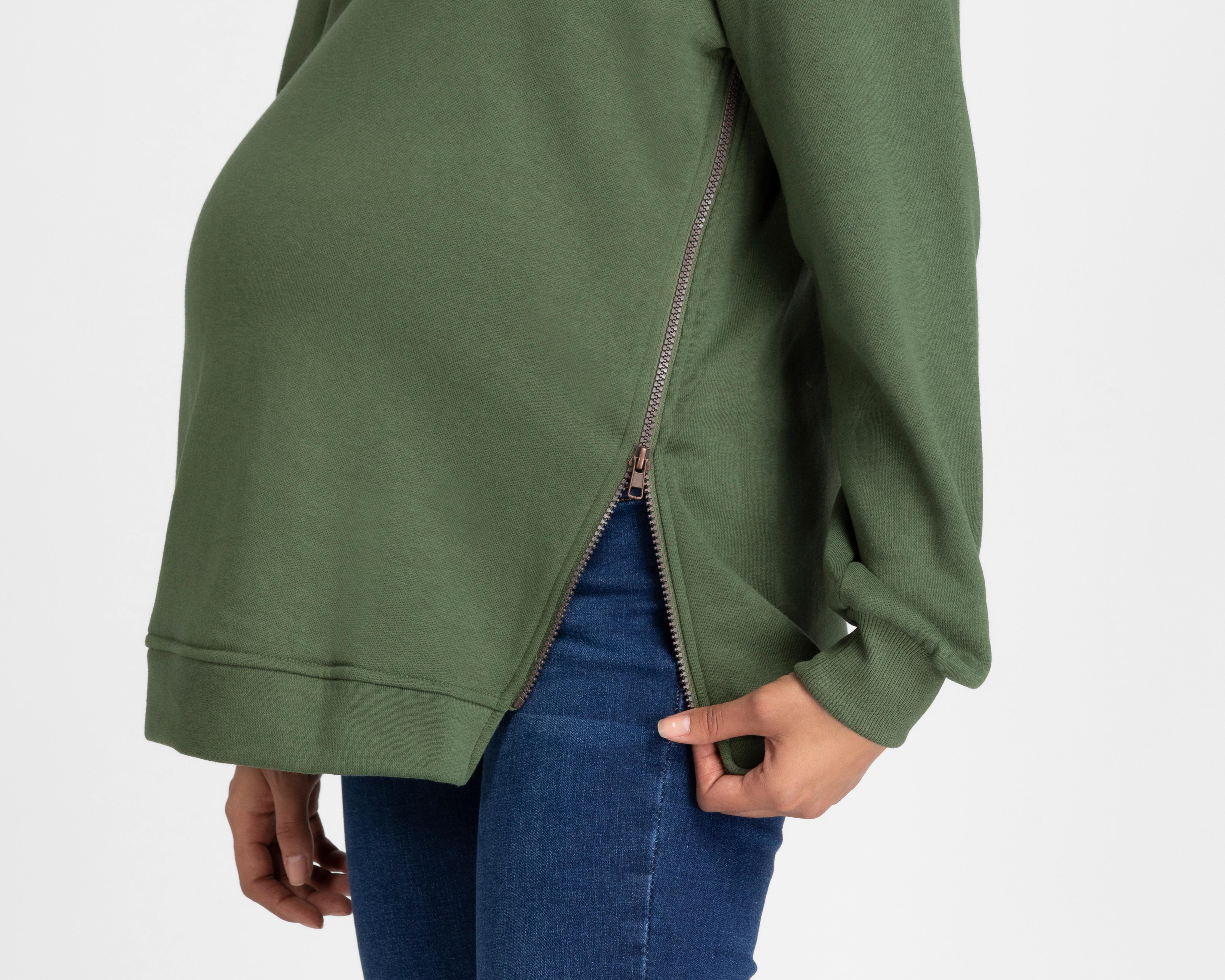 Foto 5 pulgar | Sudadera de Maternidad Mamá Bella con Capucha