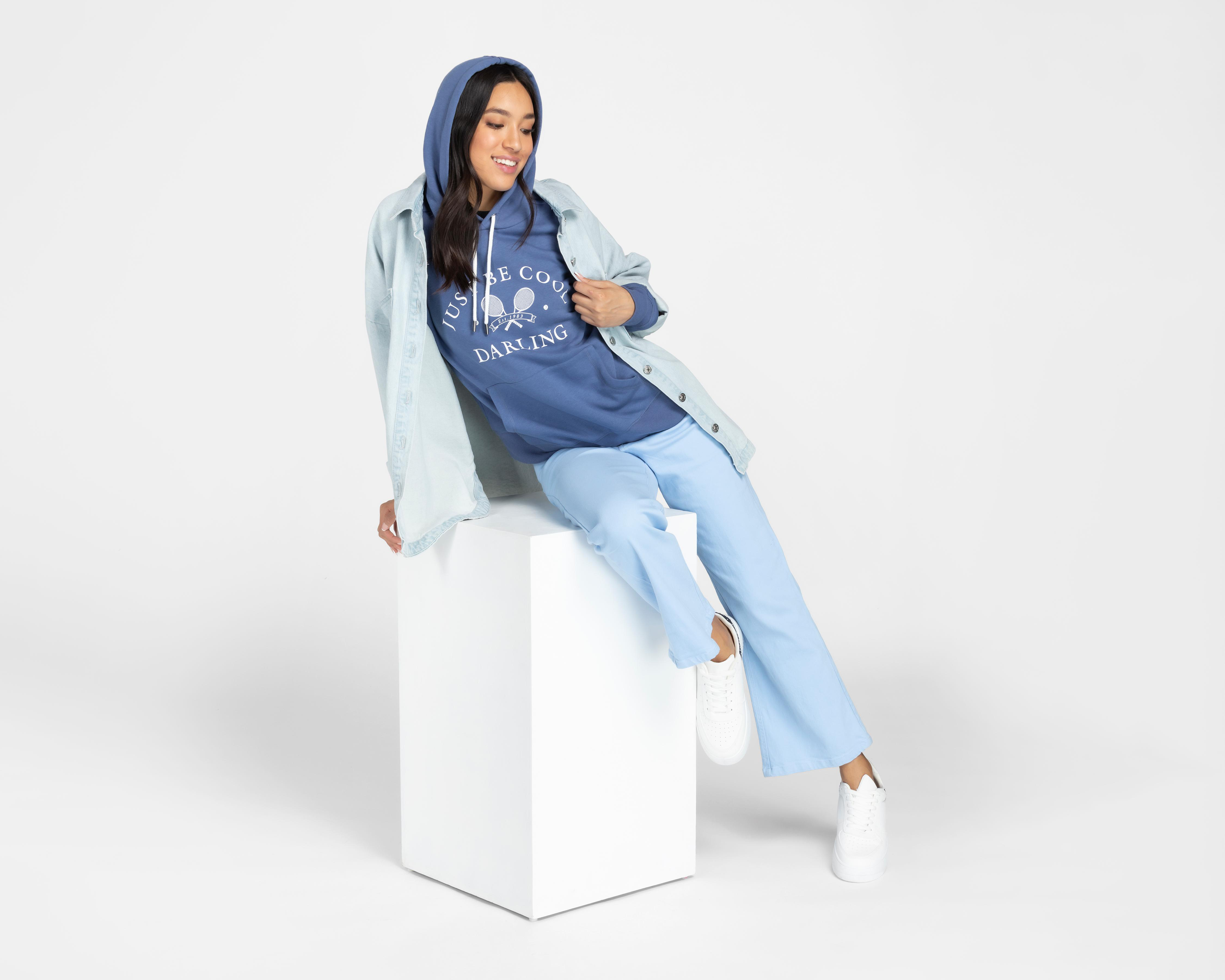 Foto 2 | Sudadera Refill Estampada con Capucha