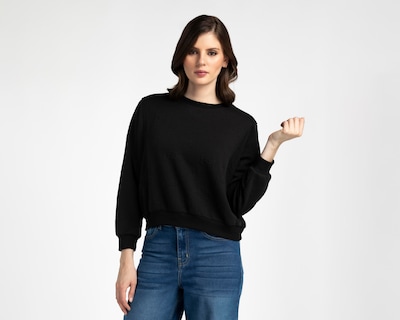Foto 1 | Sudadera Cuello Redondo Bebe para Mujer