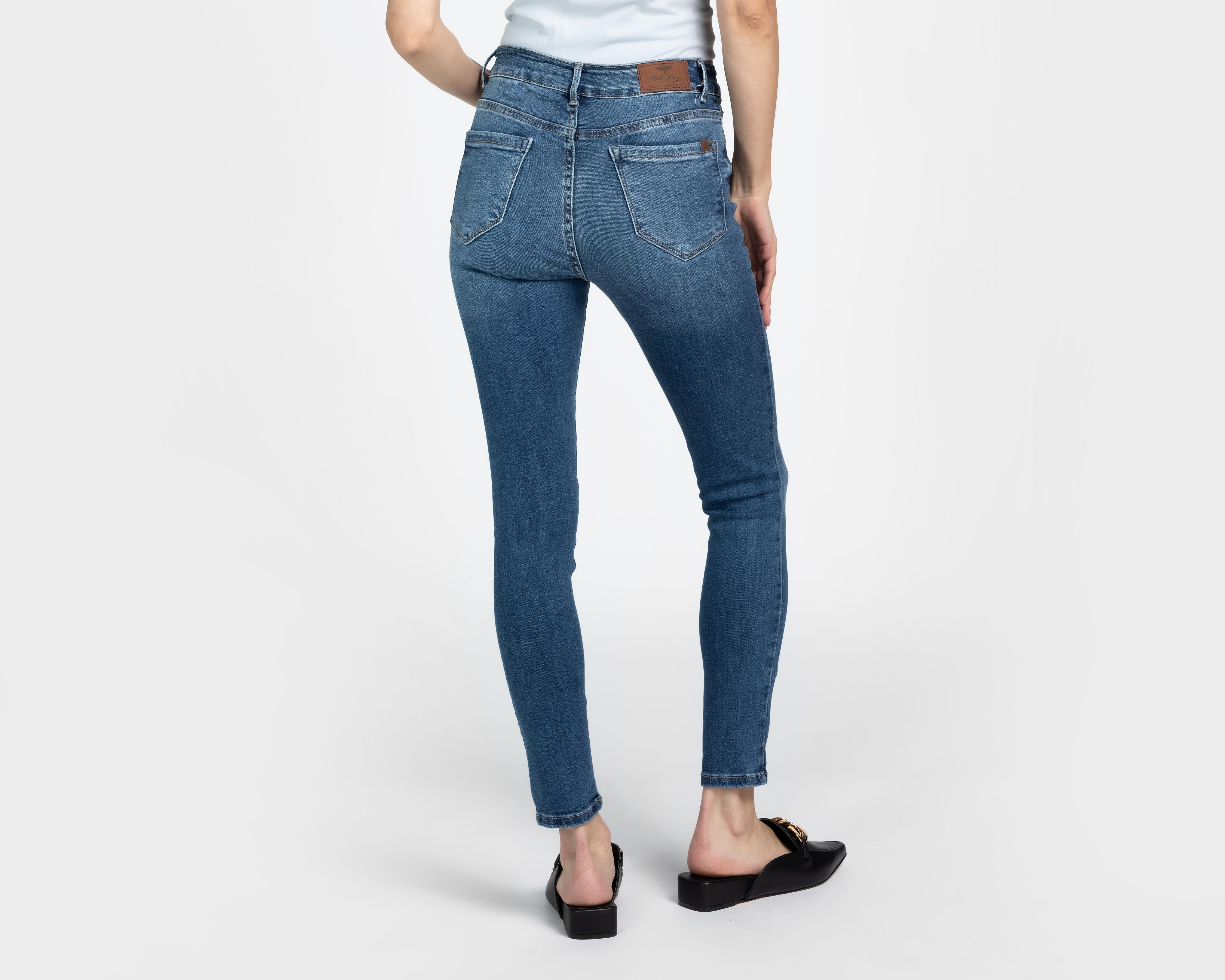 Foto 4 pulgar | Jeans Skinny Boy London para Mujer