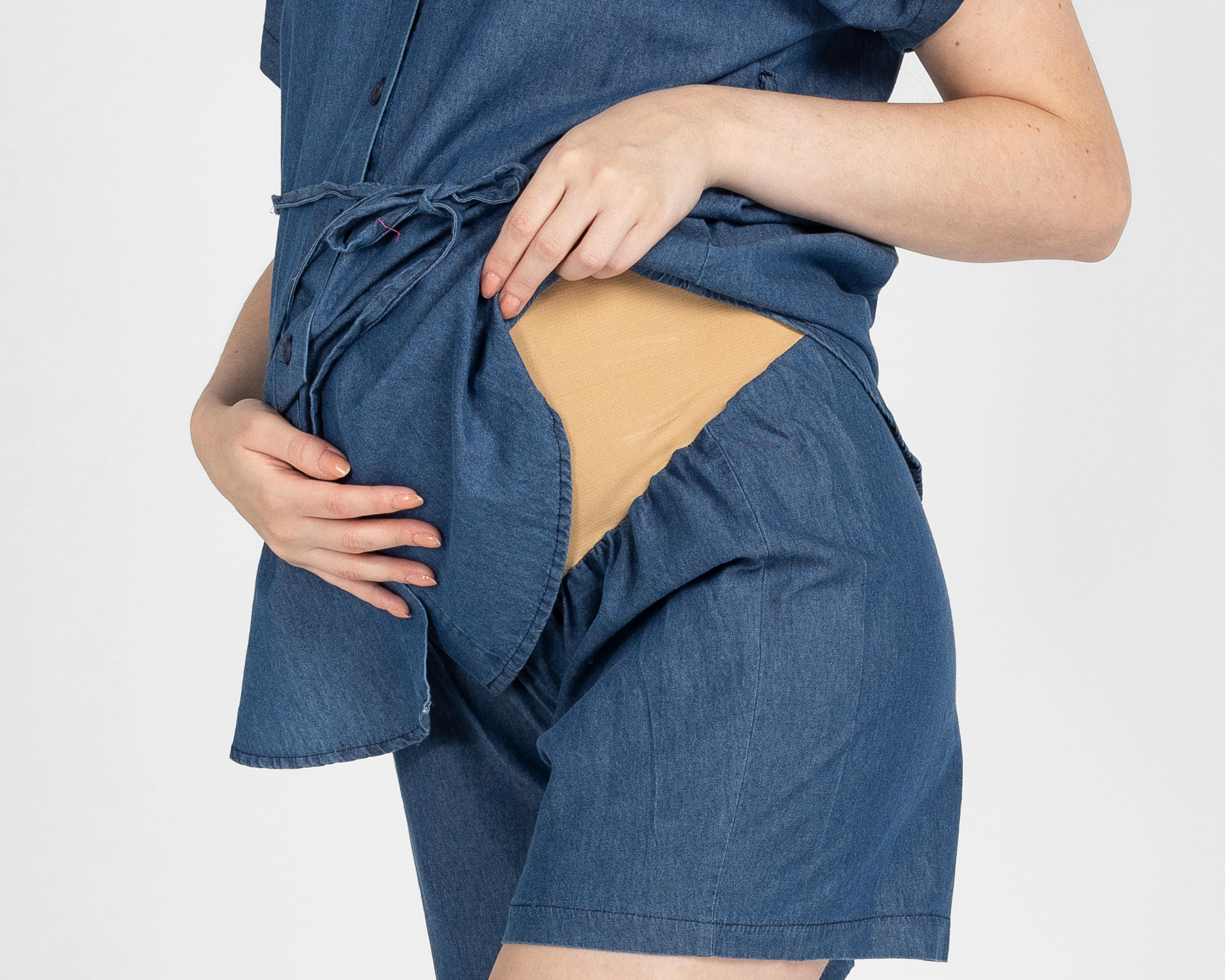 Foto 5 pulgar | Blusa y Short de Maternidad Mamá Bella Manga Corta