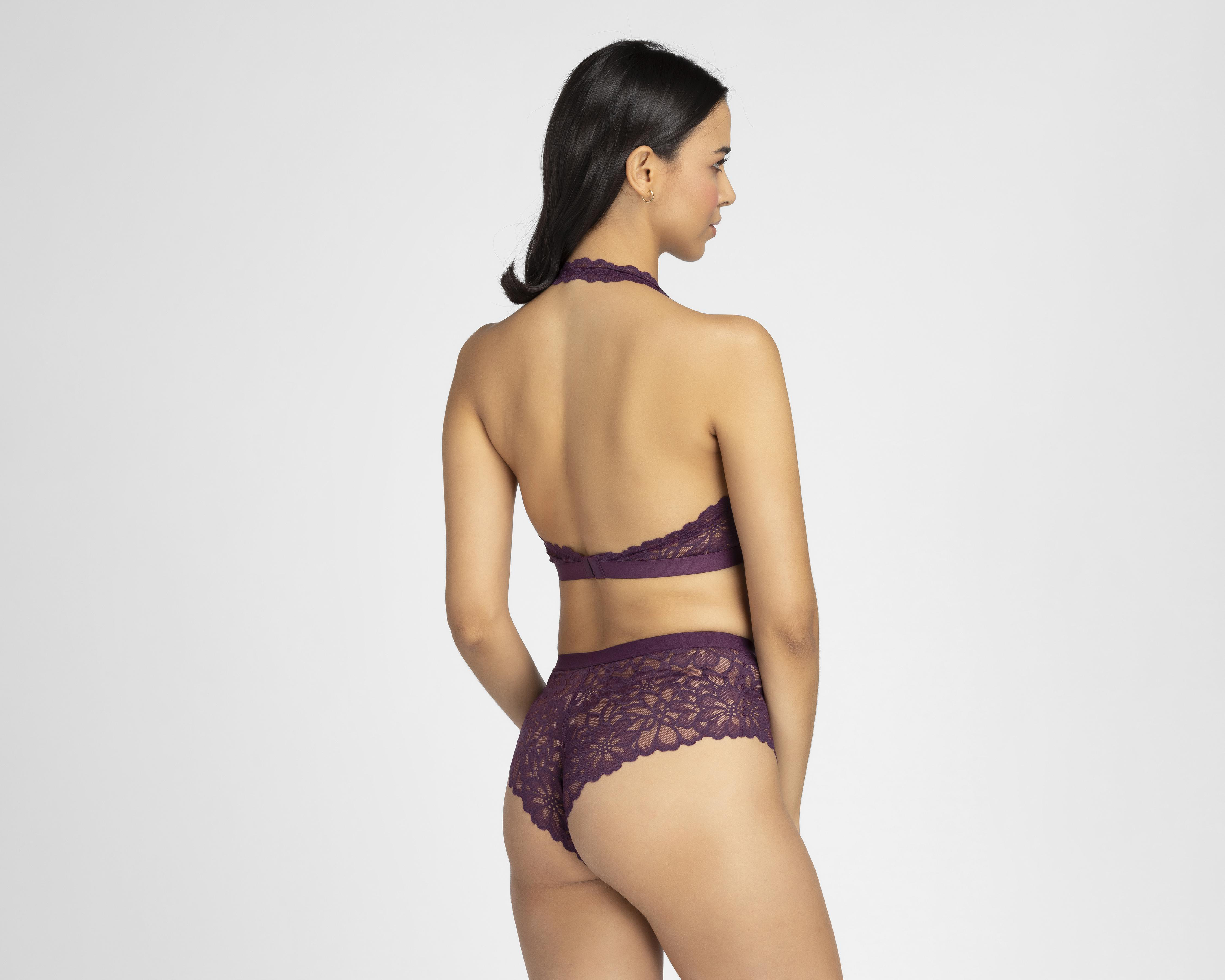 Foto 2 | Coordinado de Encaje Lovest Copa Completa para Mujer 2 Pack