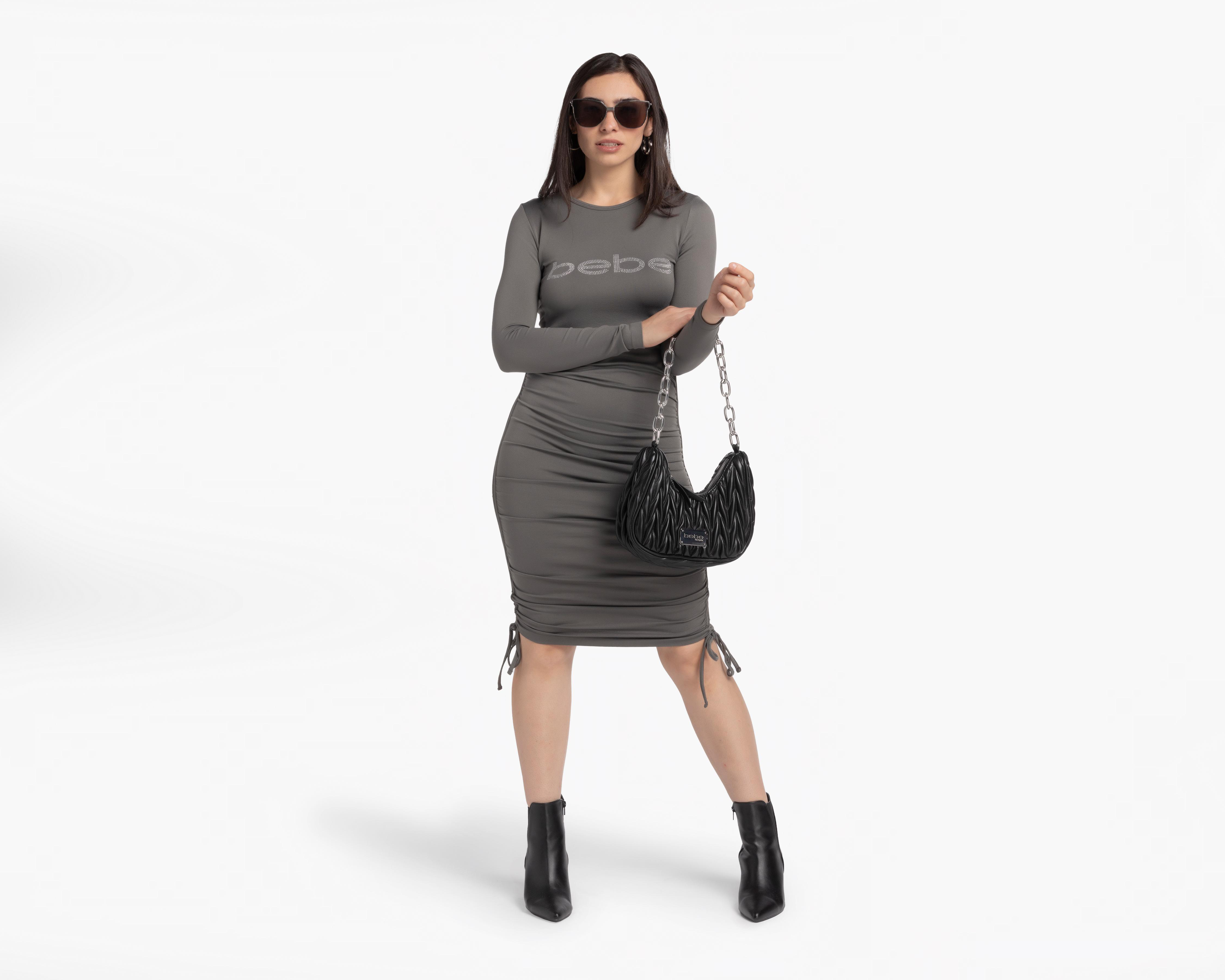 Foto 3 pulgar | Vestido Bebe Casual Midi con Jareta